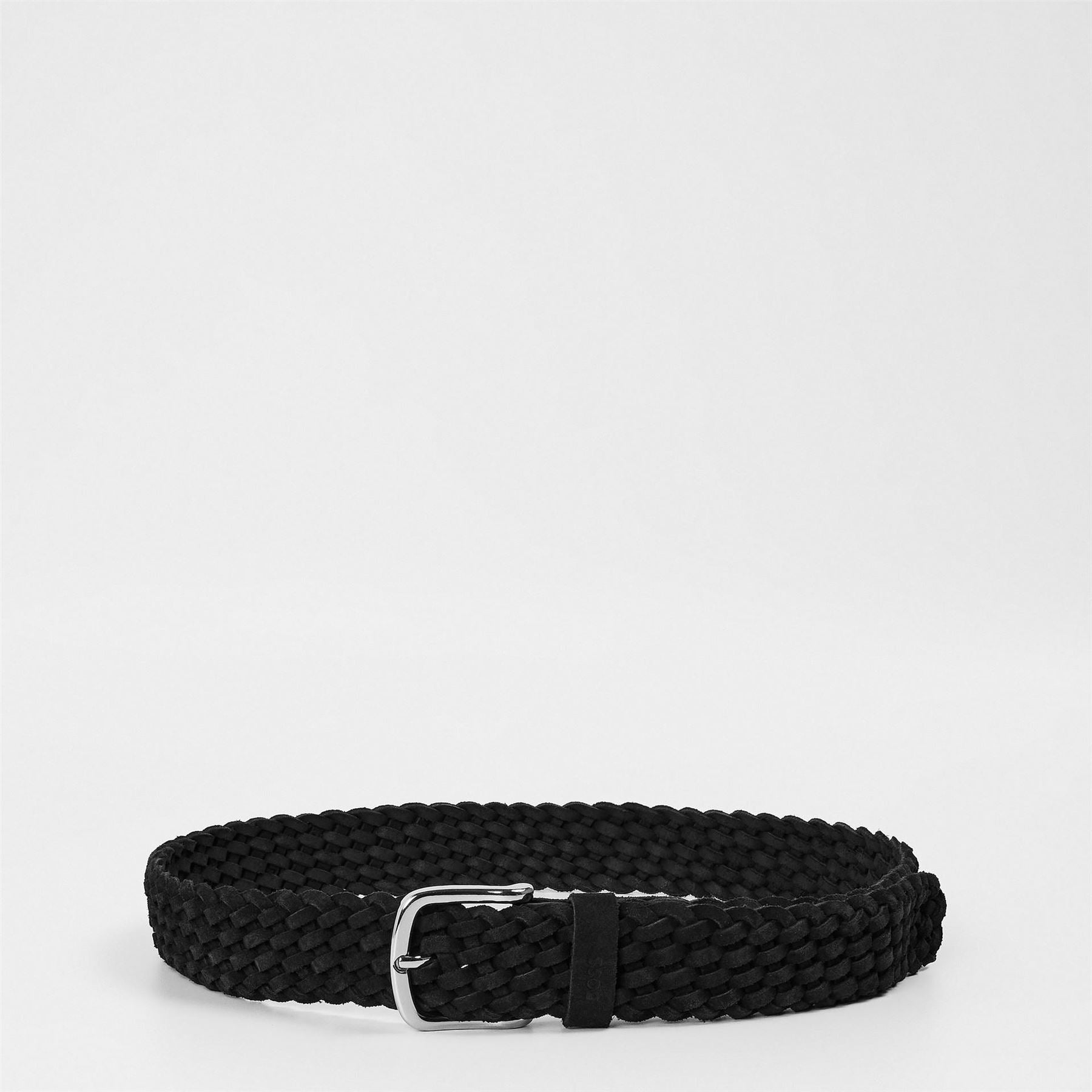 Boss Leather Pin Buckle Belt with Logo