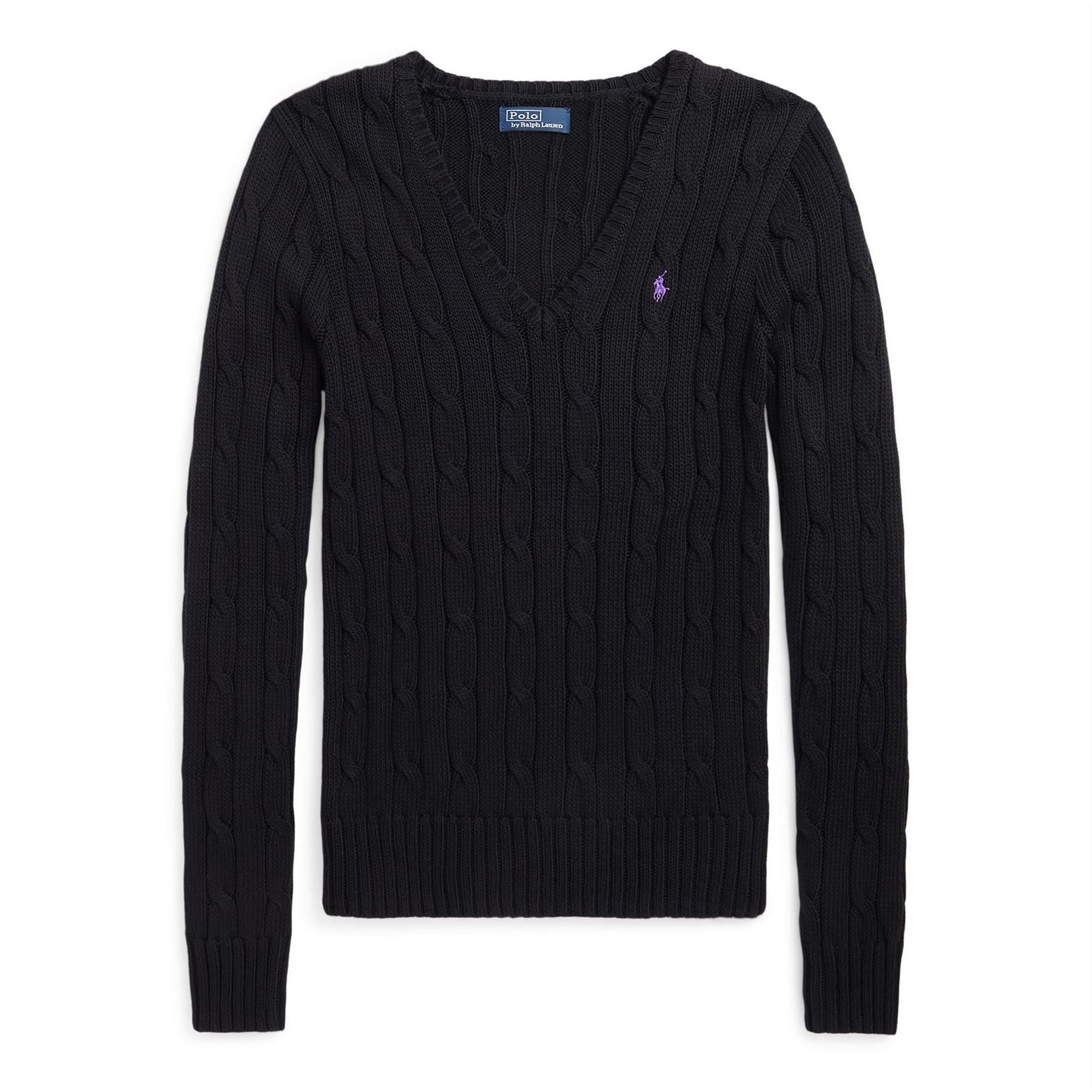 Polo Ralph Lauren Cable Knit V Neck Jumper