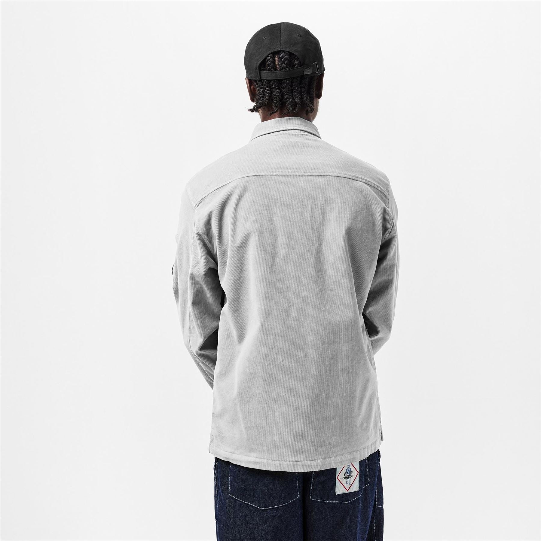 CP Company Lens Single Pocket Long Sleeve Corduroy Shirt