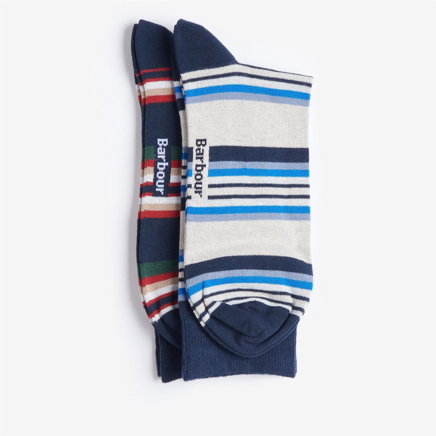 Barbour Summer Stripe 2 Pack Socks