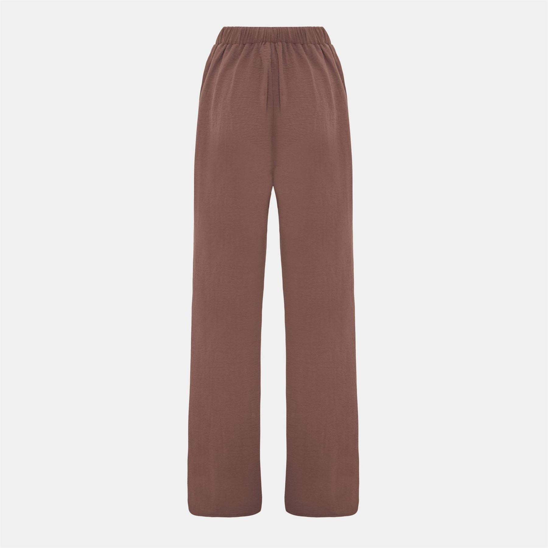I Saw It First Crepe Wide Leg Trousers