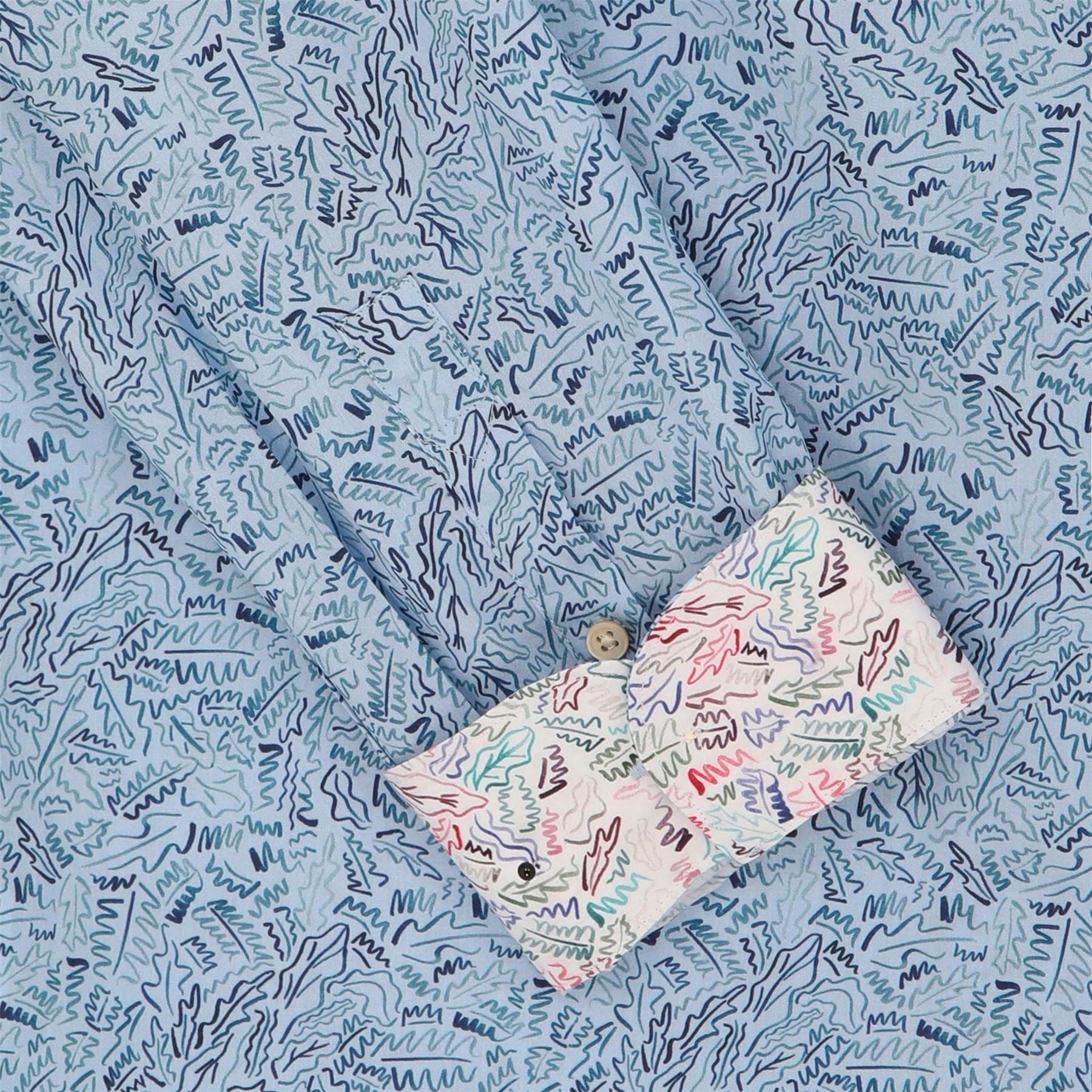 PS Paul Smith Long Sleeve Patterned Tailored Fit Shirt