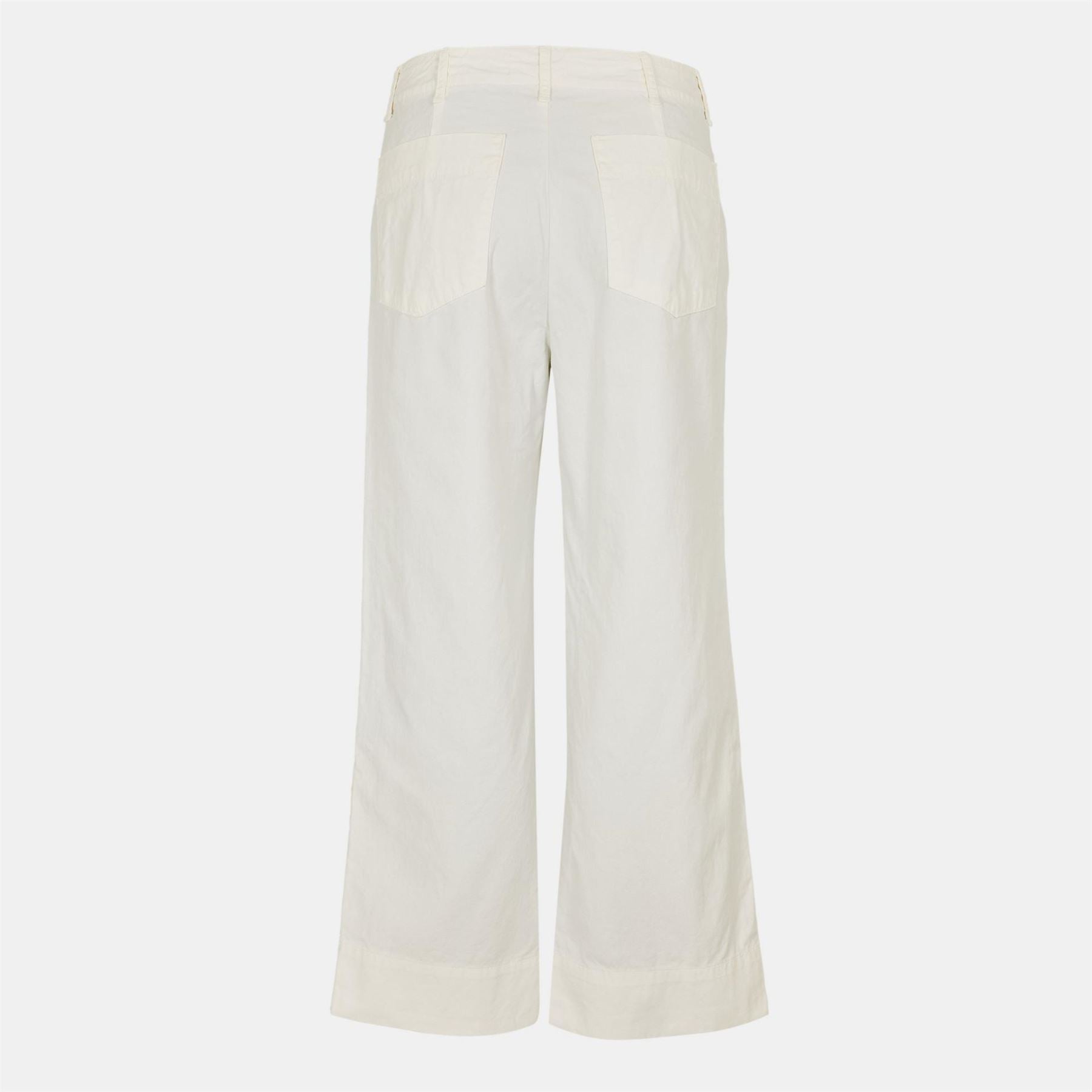 Velvet by Graham and Spencer Solid Patterned Wide Leg Roll Up Cuff Pants