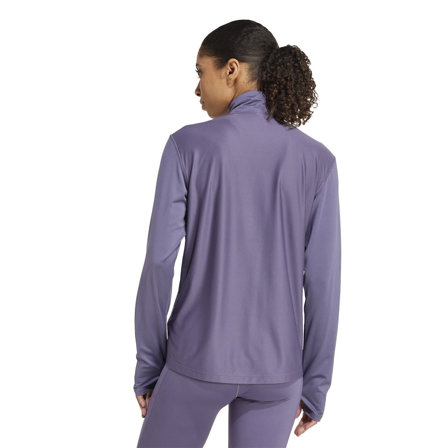 adidas Womens The Run Half Zip Running Top