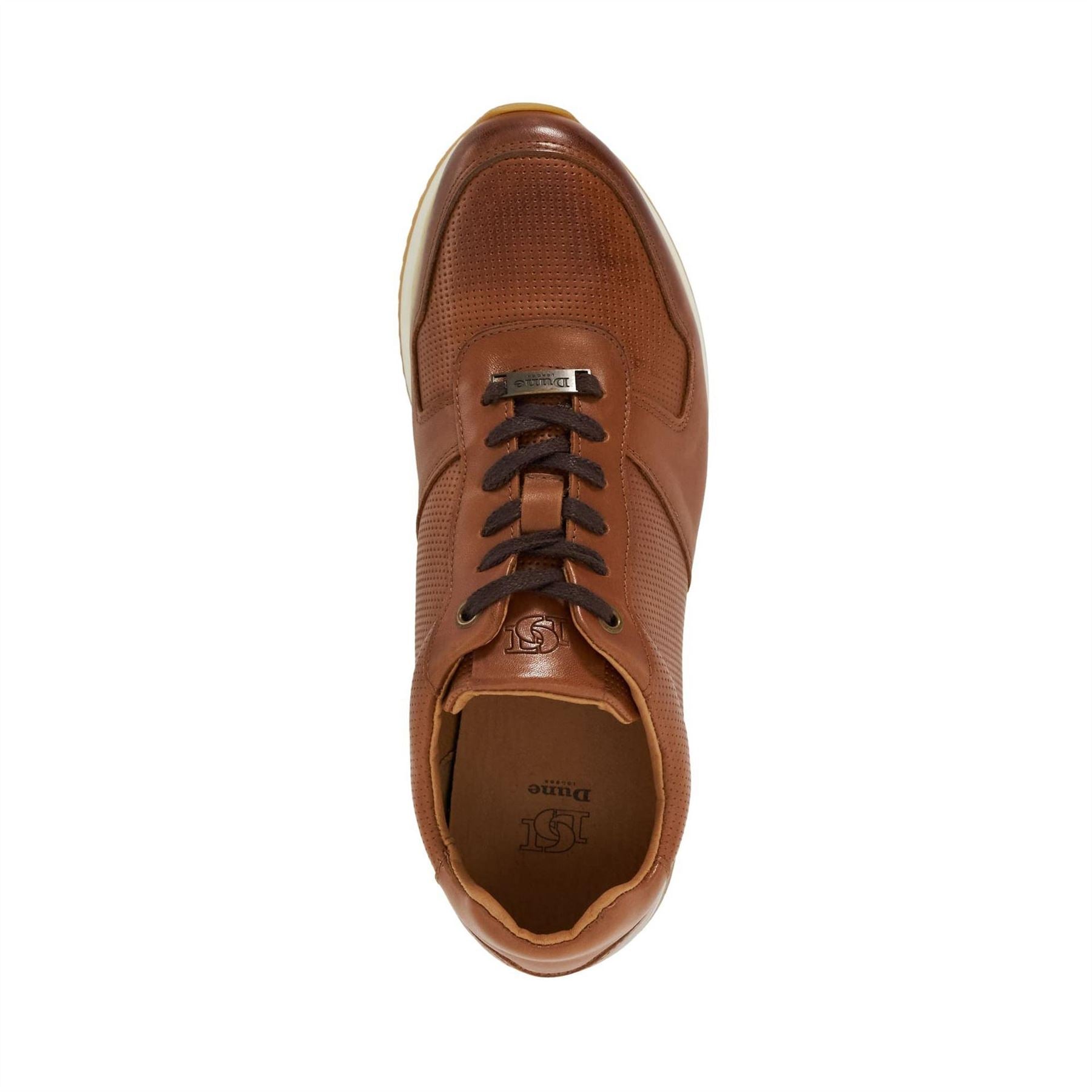 Dune London Trilogy Runner Lace Up Low Top Sneakers