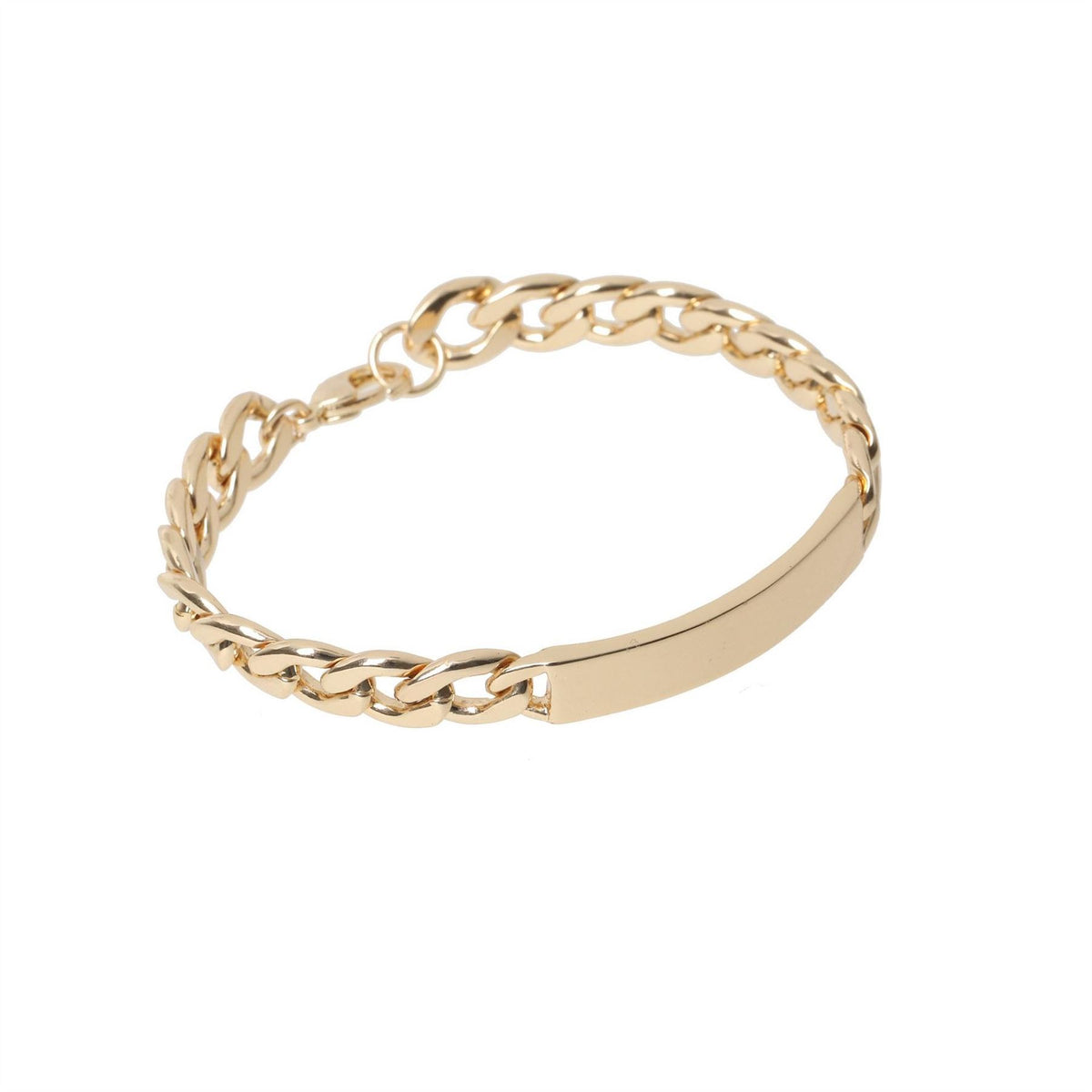 Fabric Chain Bar Bracelet