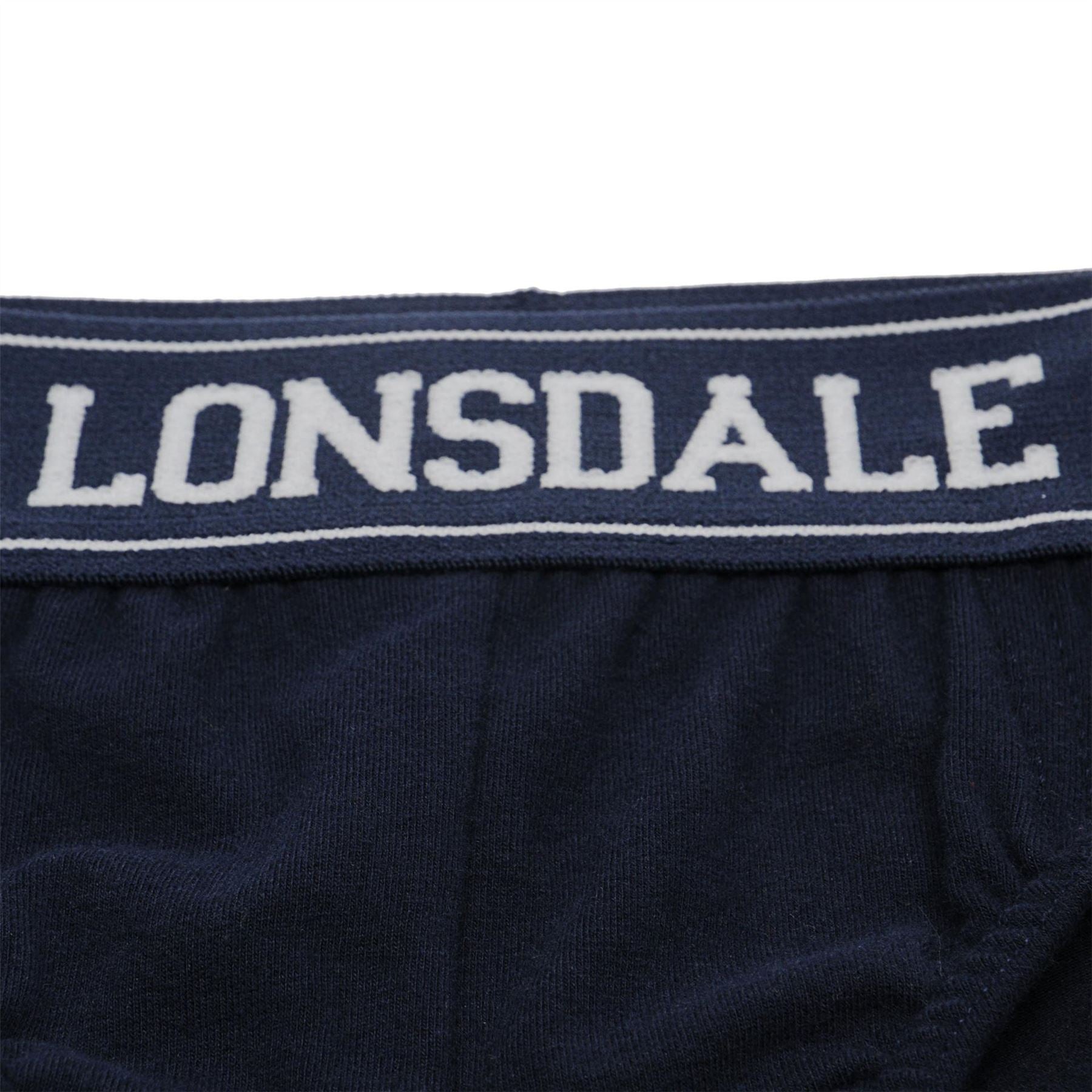 Lonsdale 2 Pack Briefs Junior Boys