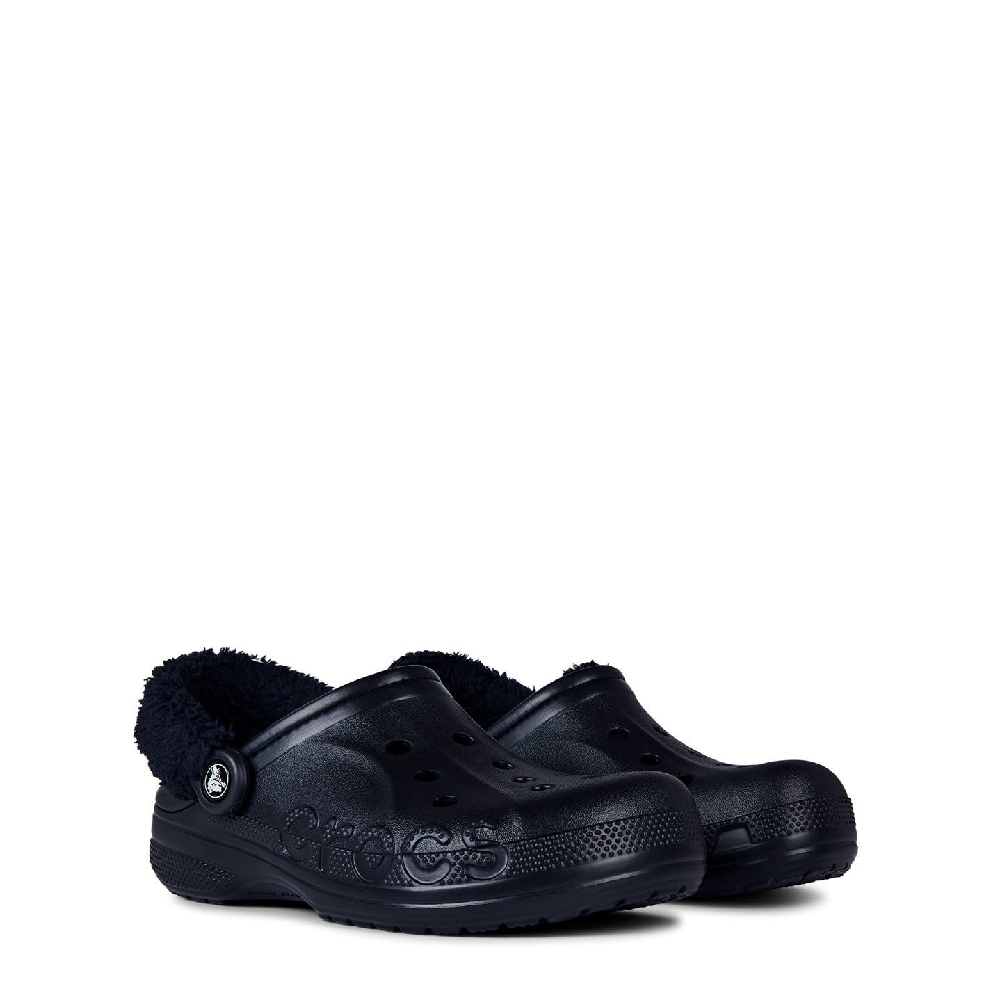 Crocs Baya Lined Flat Heel Mules