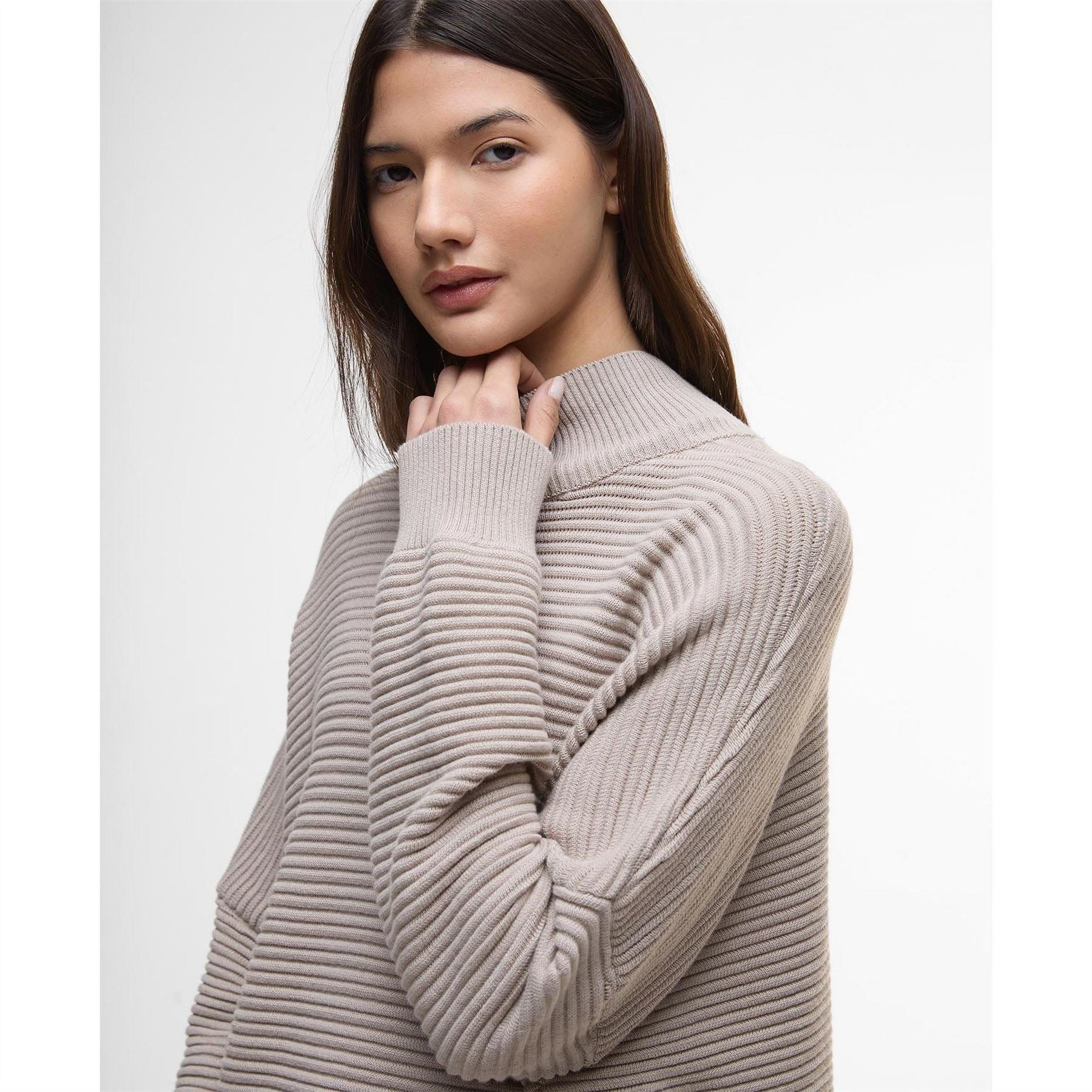 Barbour International Funnel Neck Jumper