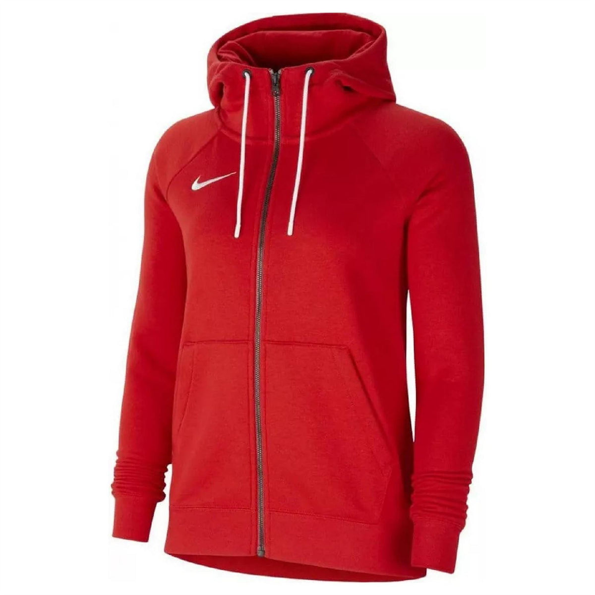 Nike Hooded Drawstring Ribbed Cuff Sweat Jacket with Kangaroo Pocket