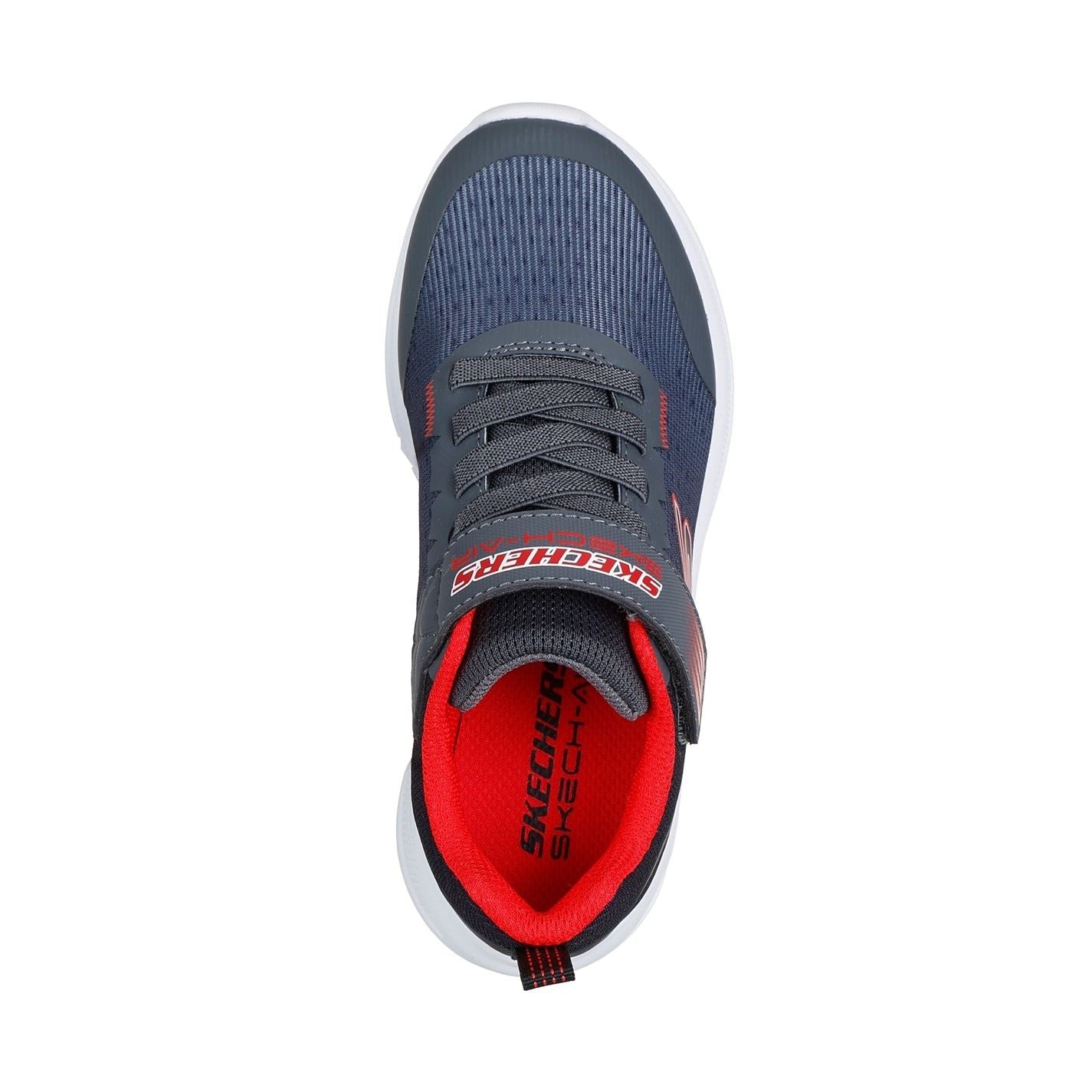 Skechers Lightweight Gore  And  Strap Sneaker W Runners Boys