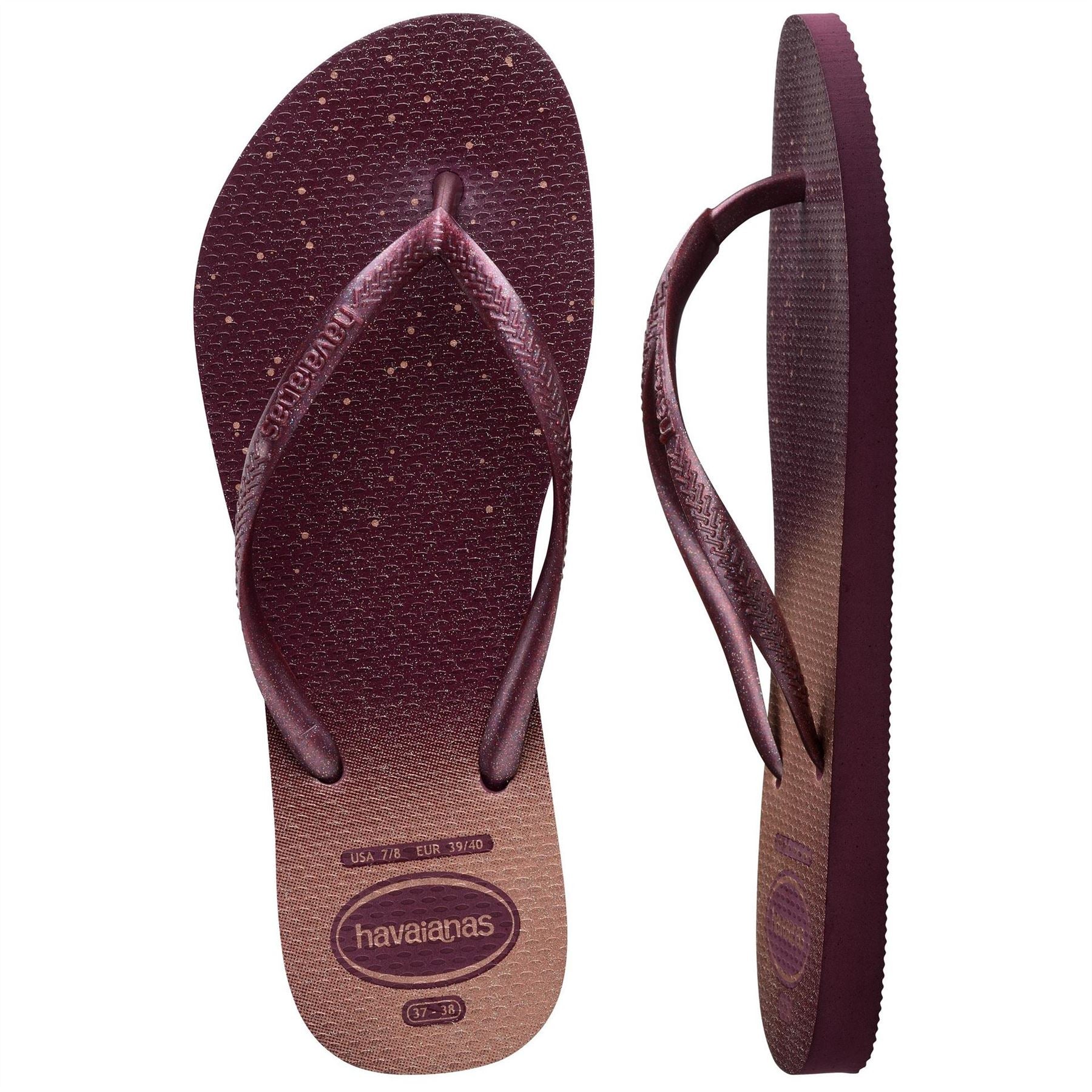 Havaianas Polka Dot Flip Flops with Thong Toe