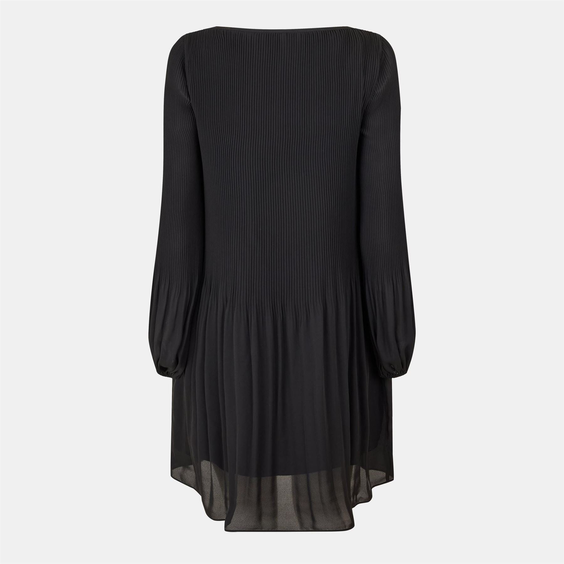 Boss Dasie Crew Neck Long Sleeve Knee Length Dress