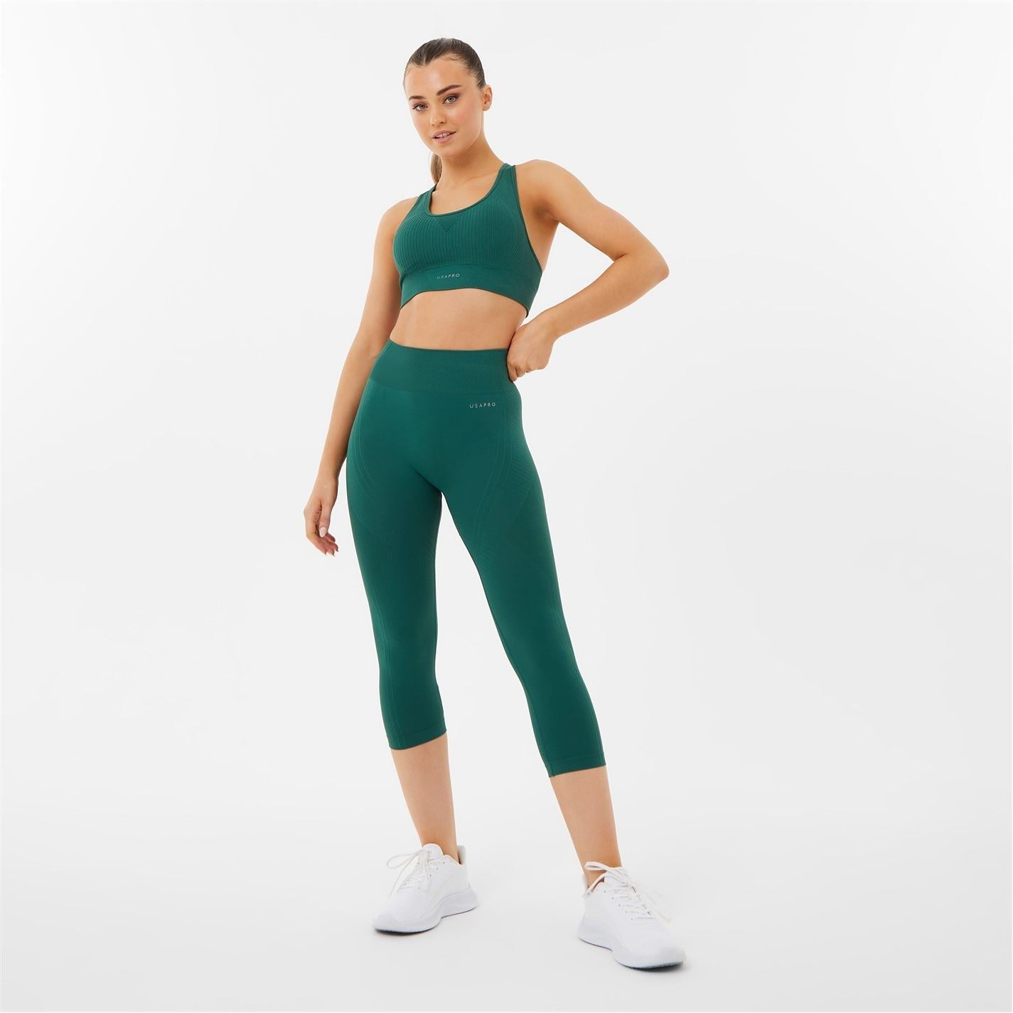 USA Pro Seamless Capri Cropped Leggings