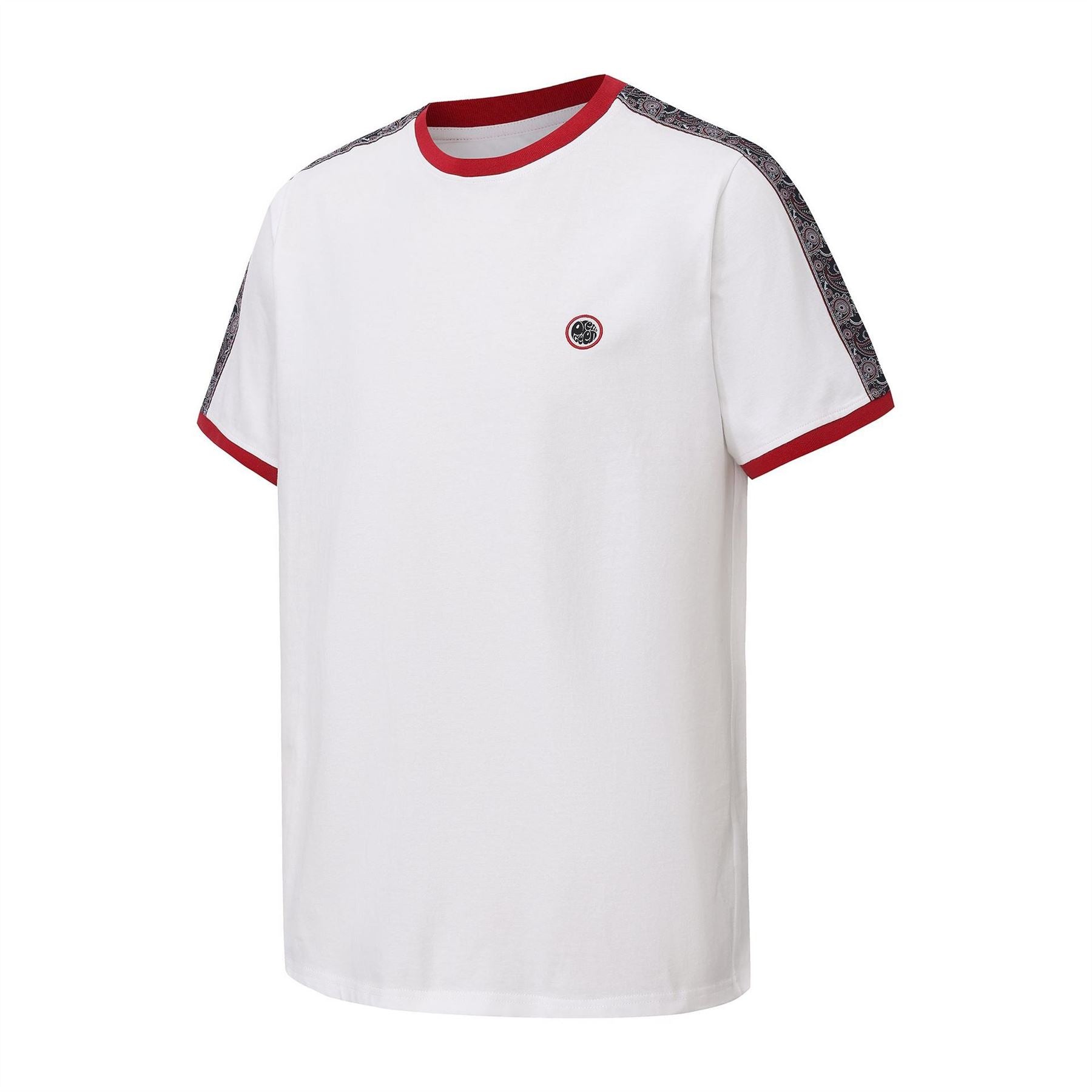 Pretty Green Mens Green Tape Tee