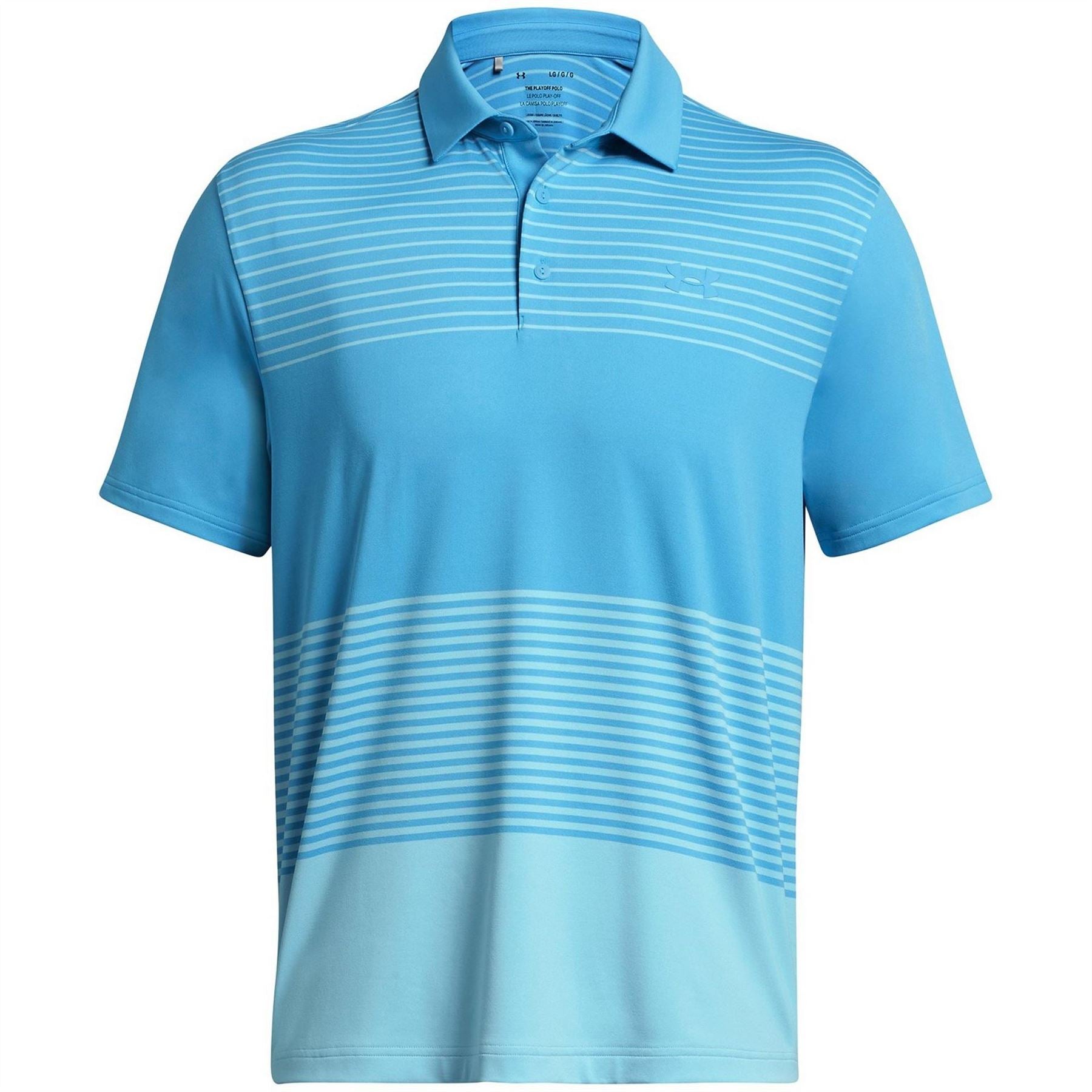 Under Armour Stripe Short Sleeve Performance Polo Shirt