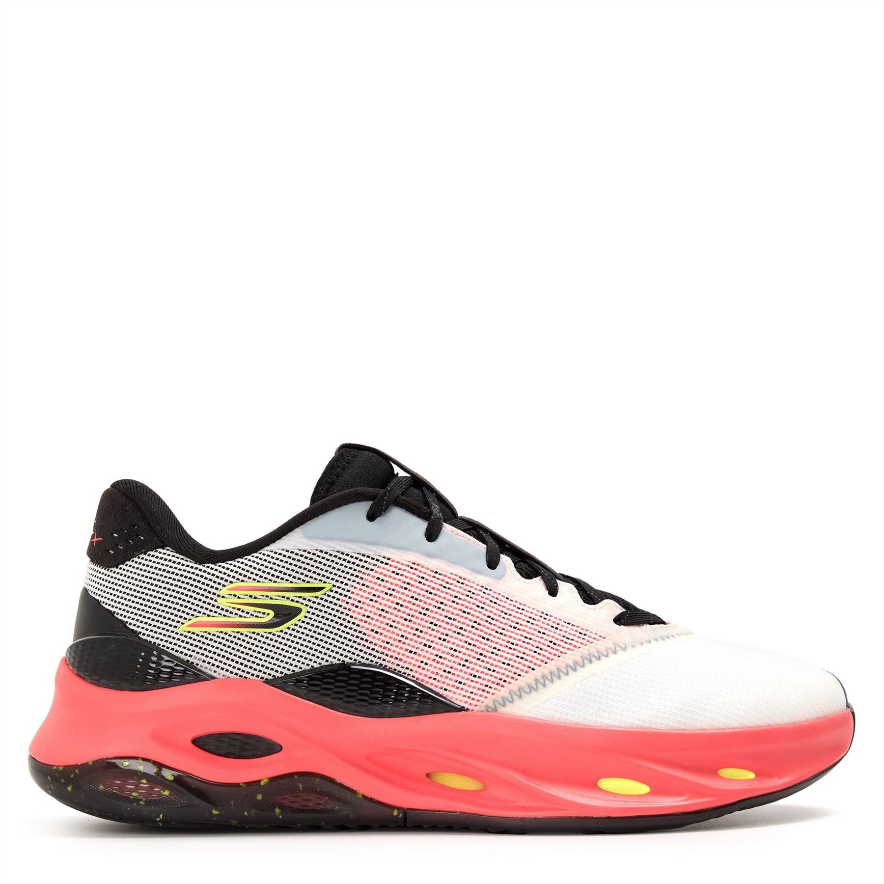Skechers Stability Mesh Comfort Coll High Top Trainers Boys