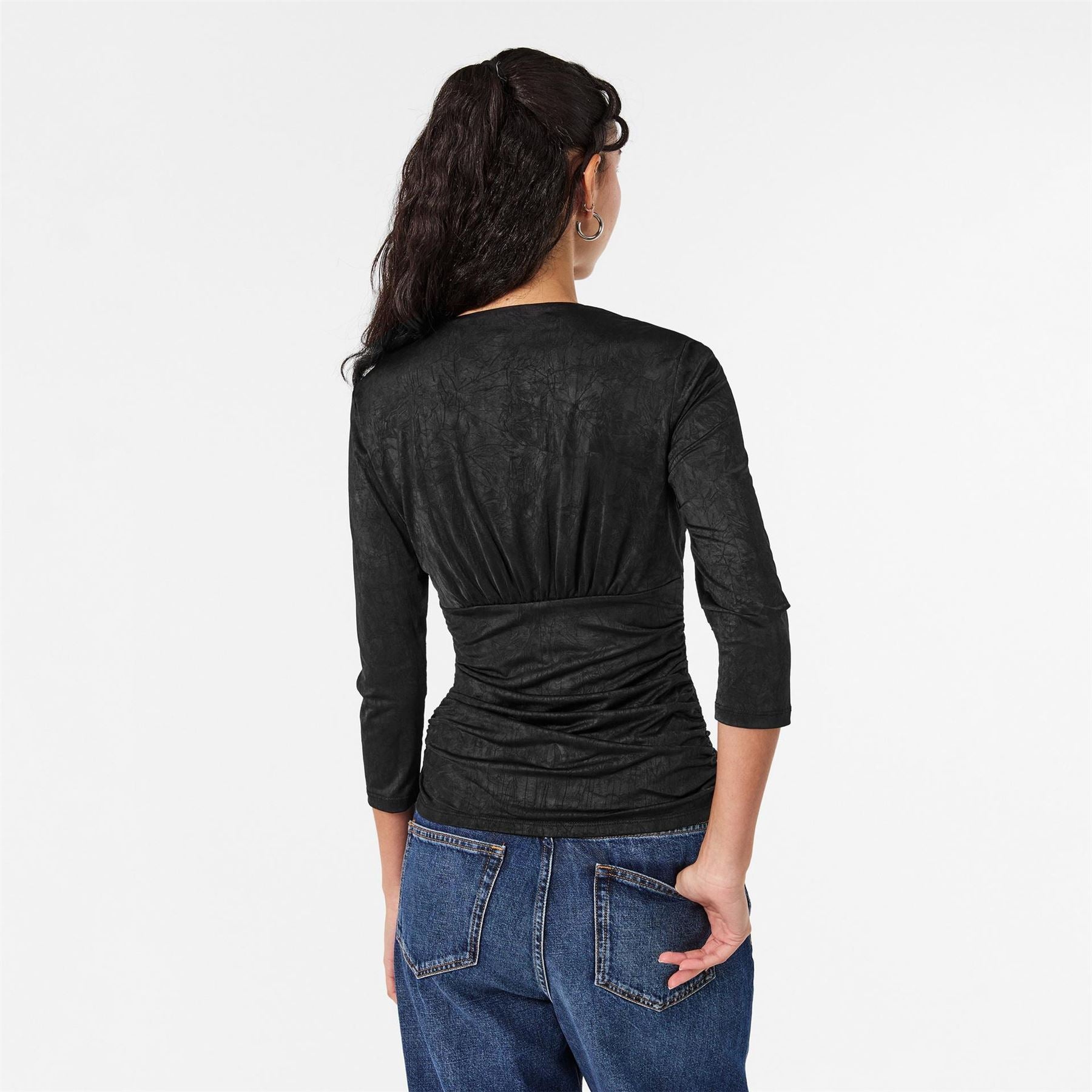 DKNY Long Sleeve Zip T-Shirt