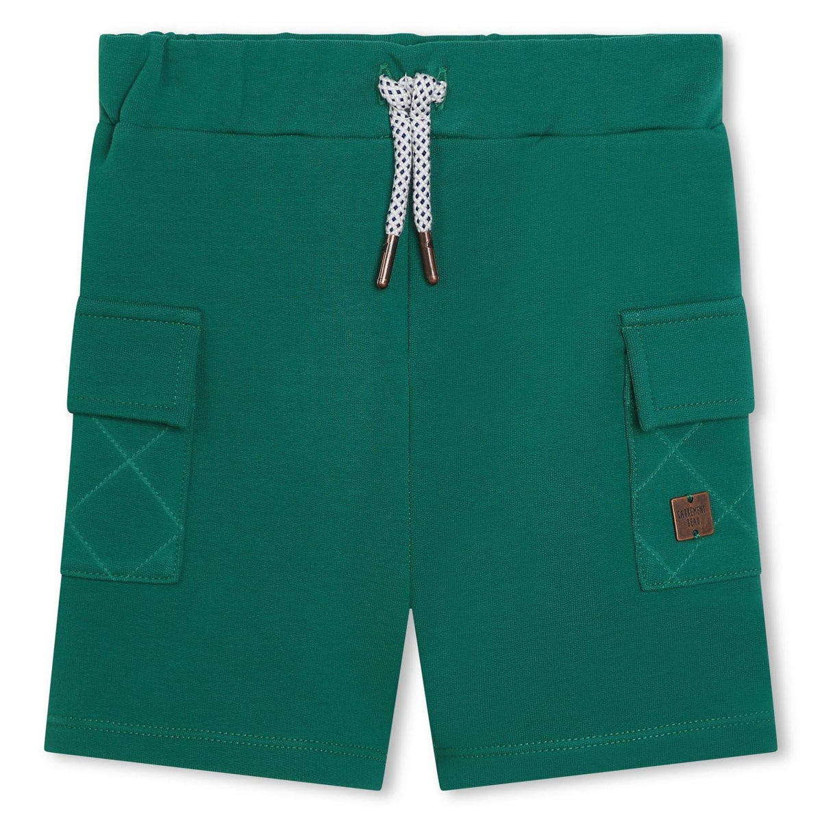 Carrement Beau Solid Patterned Relaxed Fit Bermuda Shorts