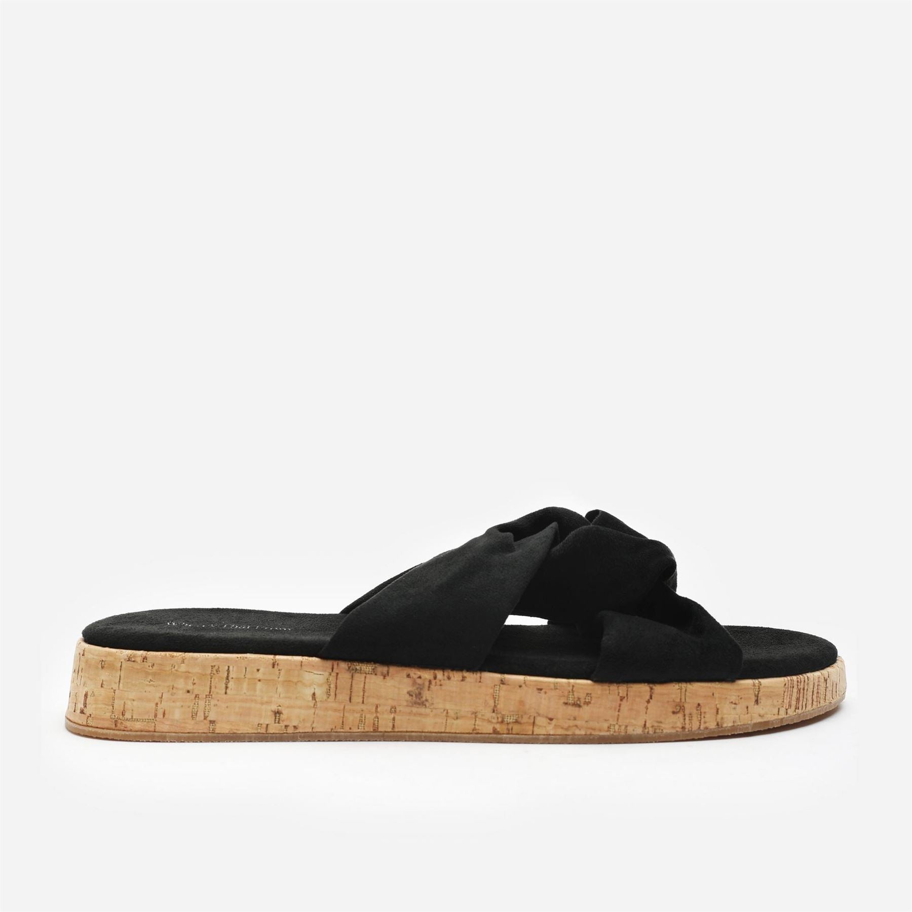 Wheres That From Knotted Open Toe Low Wedge Sandal