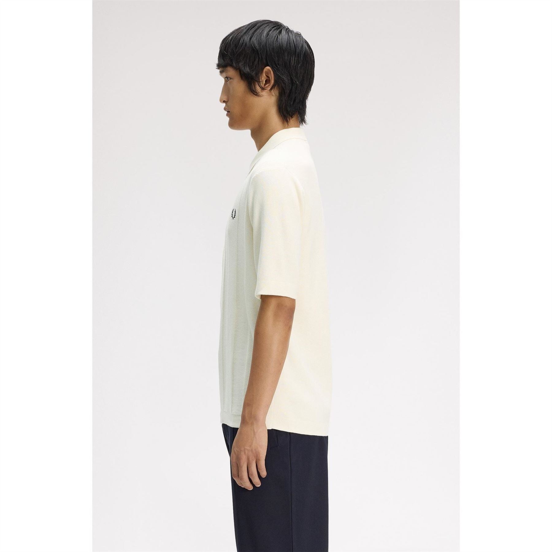 Fred Perry Patterned Short Sleeve Shirt