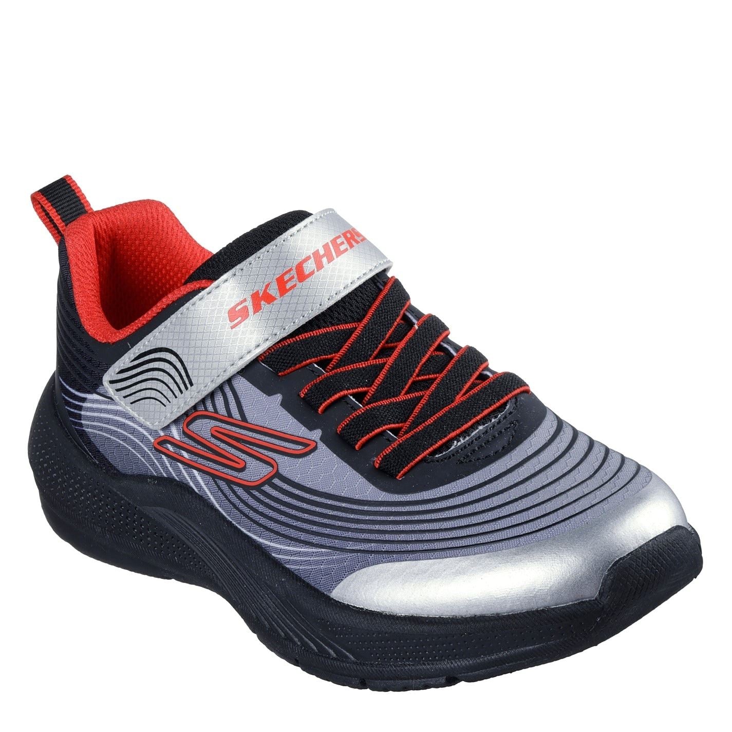 Skechers Lightweight Toddler Gore  And  Strap Sn Runners Boys