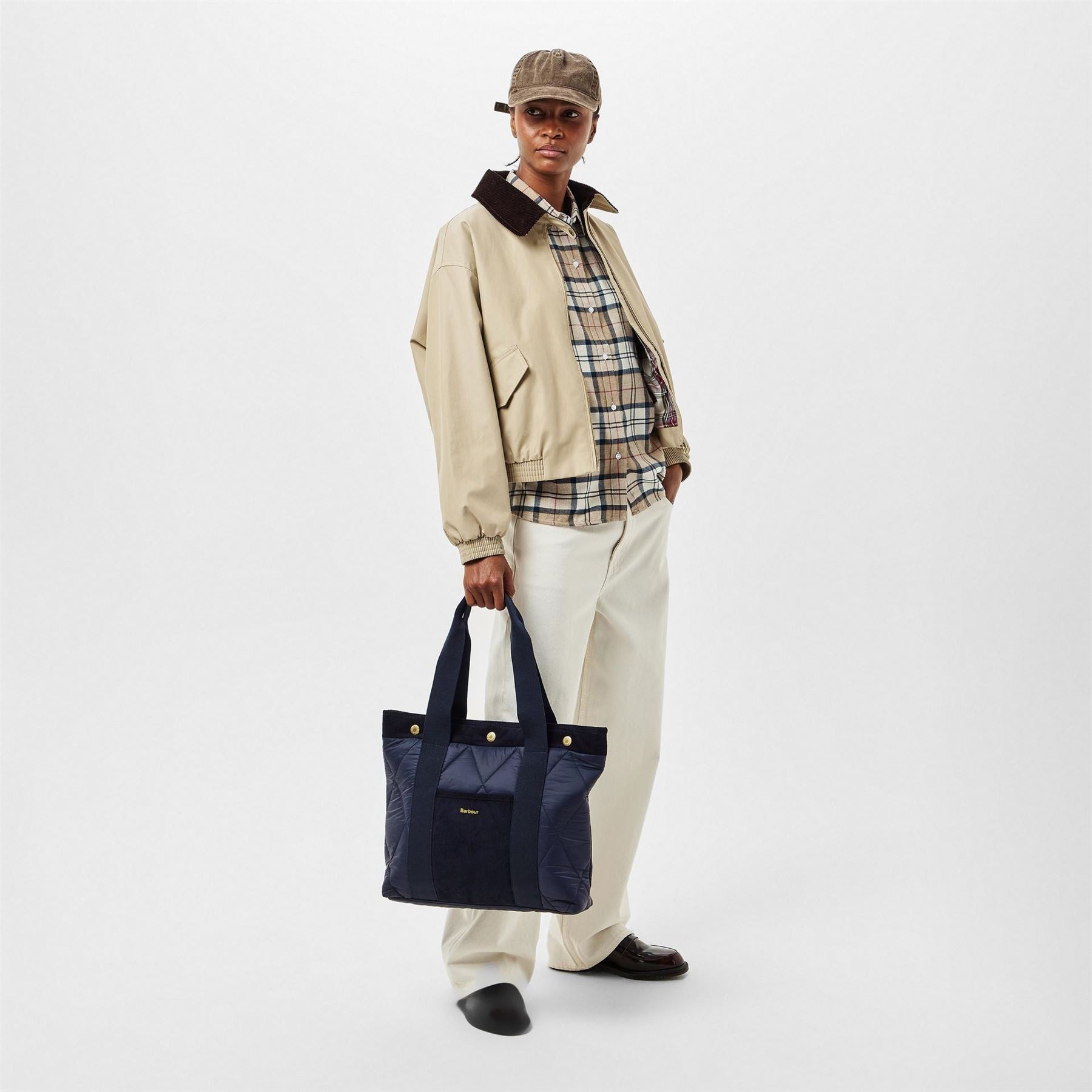 Barbour Quilted Tote Bag