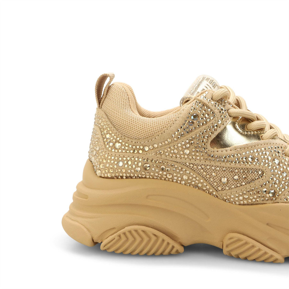 Steve Madden Juniors Privy Metallic Lace-Up Sneakers