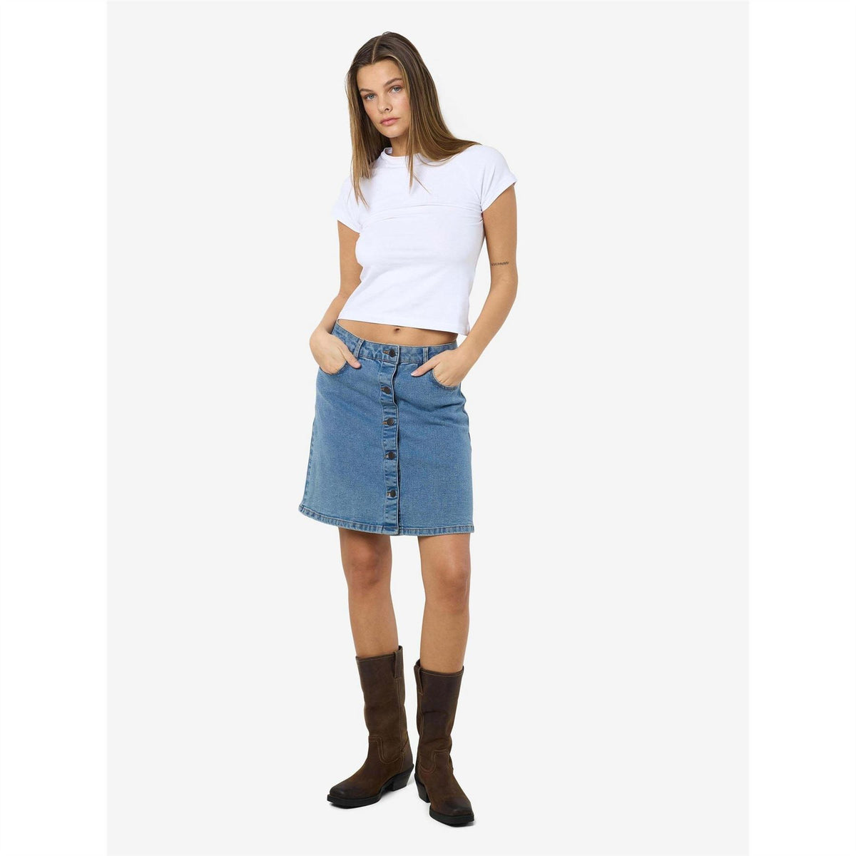 Noisy May A-Shape A-Line Mini Skirt