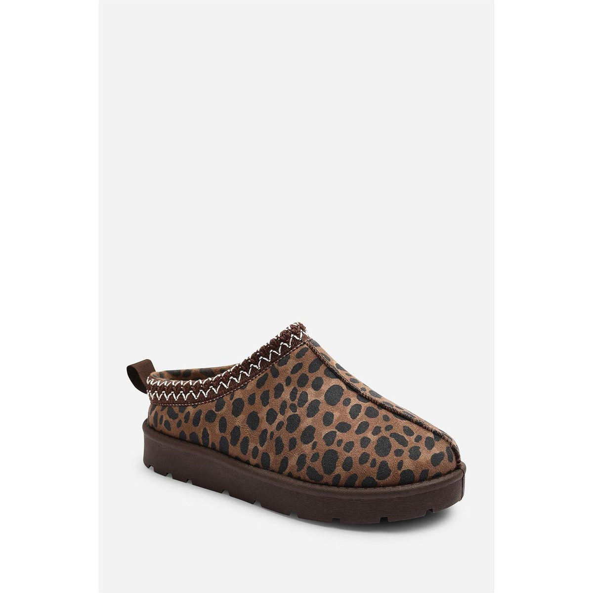 Wheres That From Aztec Detail Faux Fur Lining Mini Boots