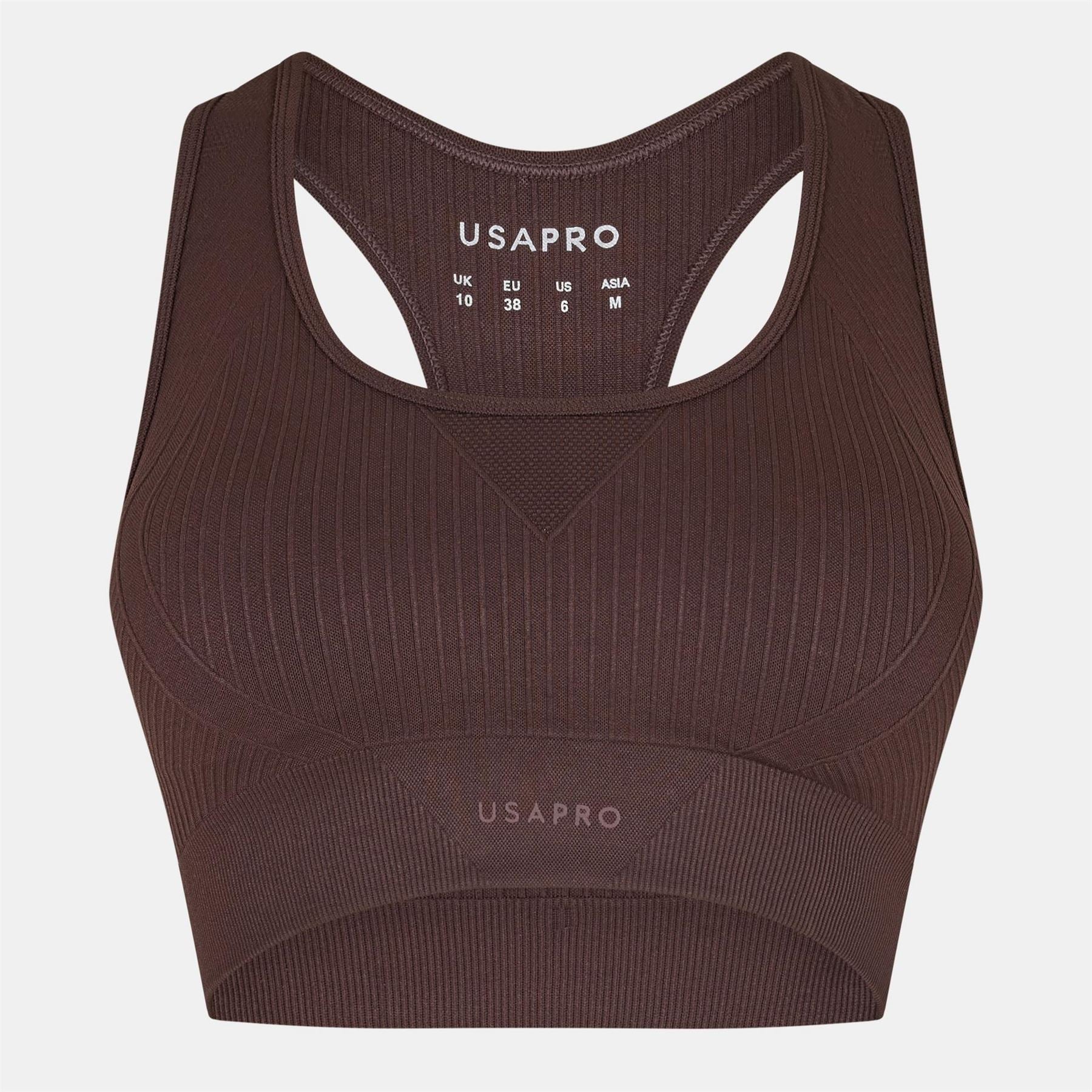 USA Pro Core Seamless Crop Sports Bra