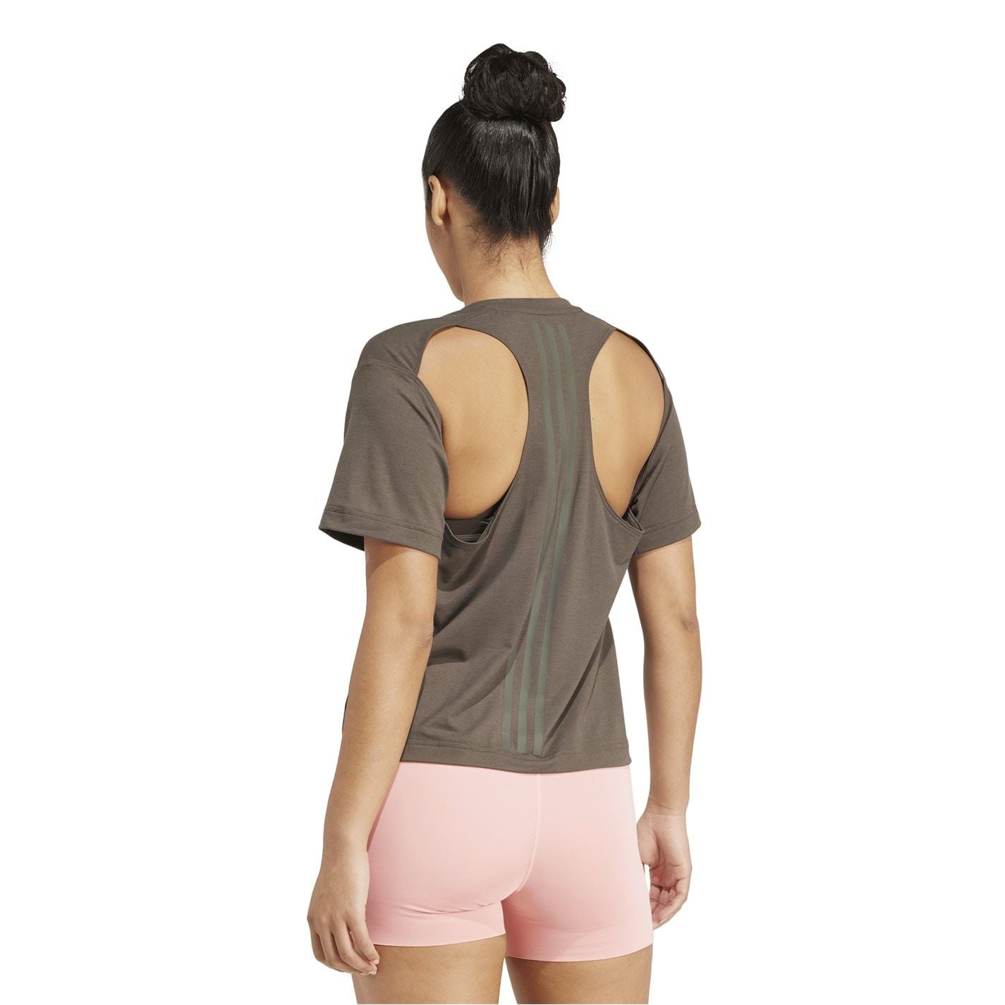 adidas Power Crew Neck Short Sleeve Jersey T-Shirt