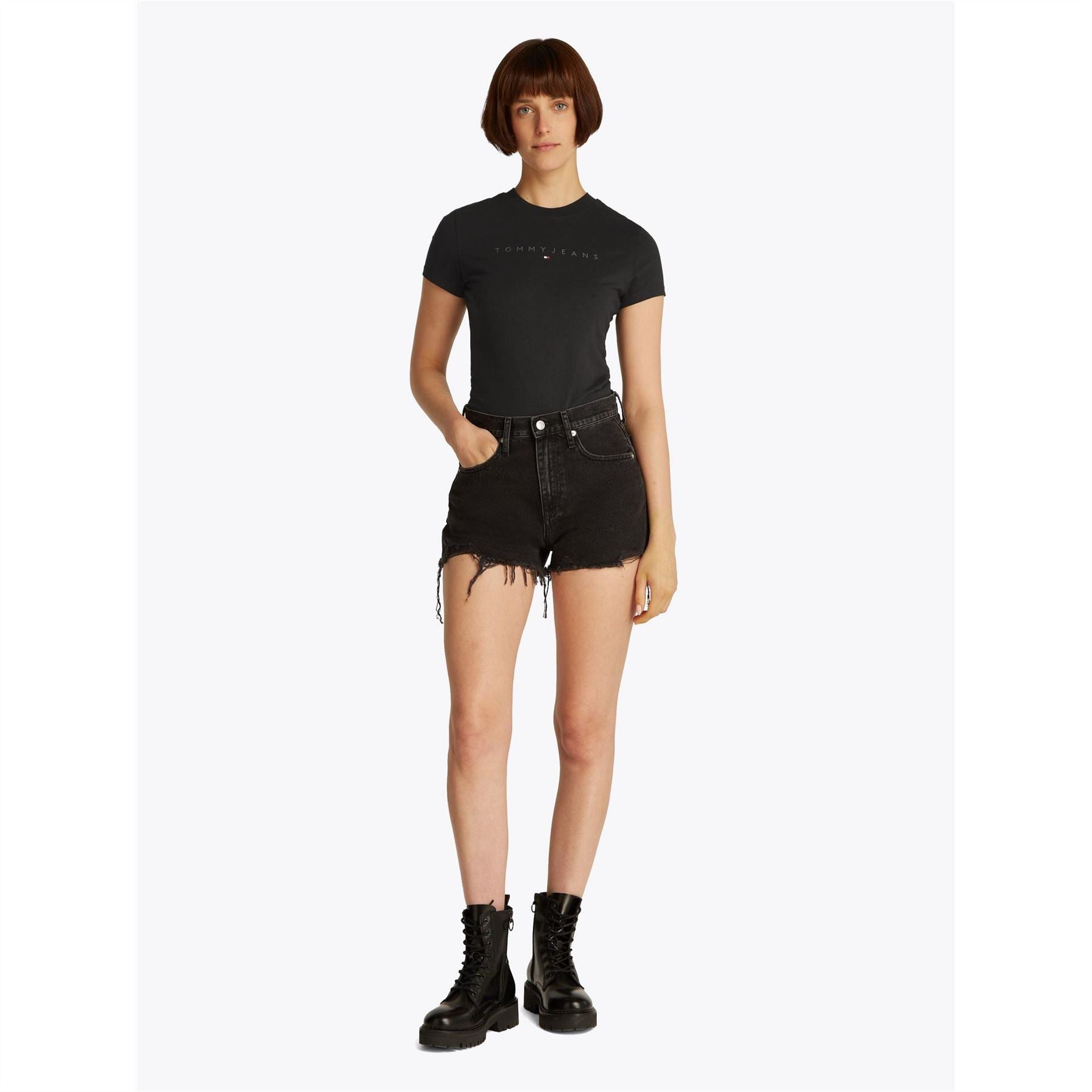 Tommy Jeans Slim Tonal Linear Regular Fit T-Shirt