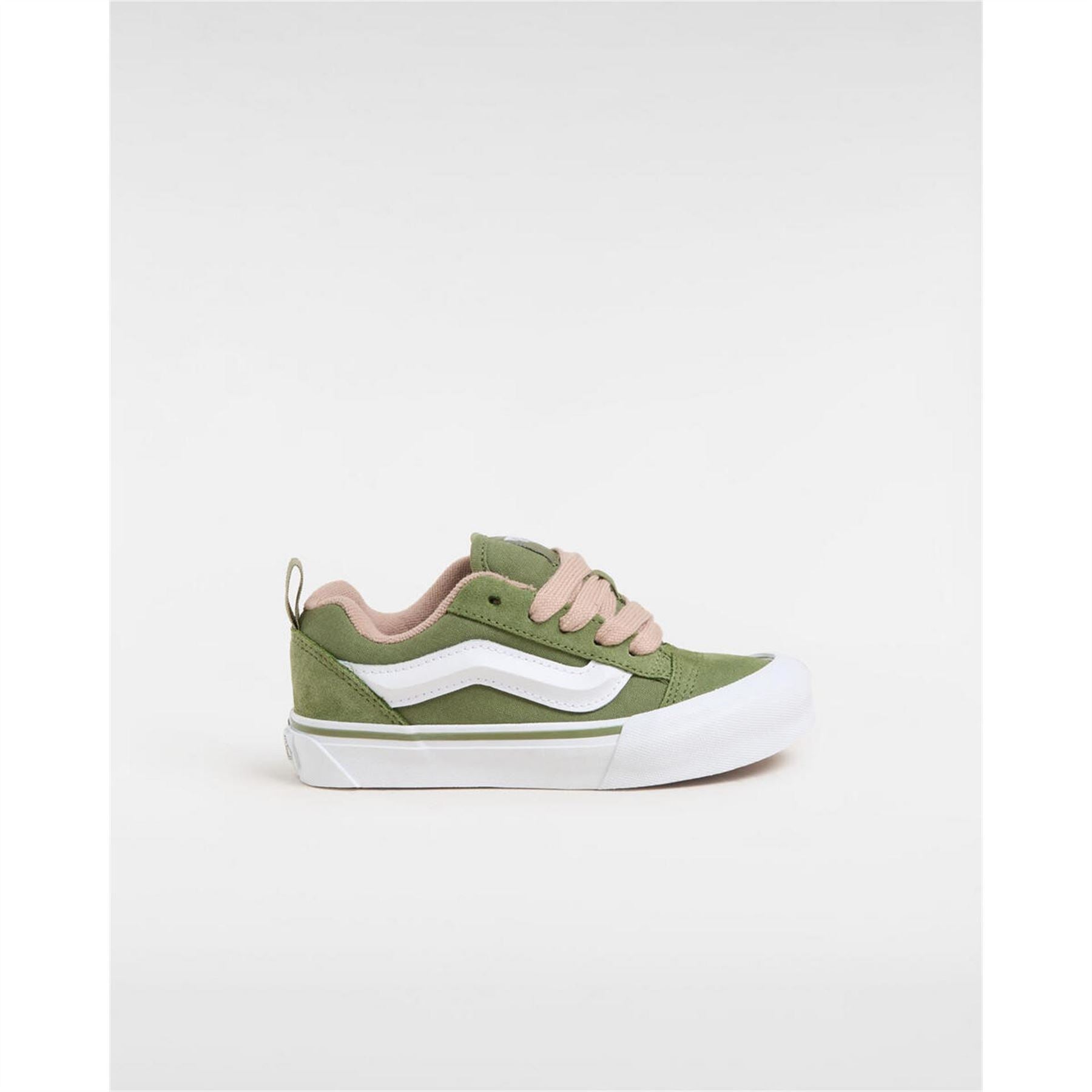 Vans Kids Knu Skool Retro Sport Green Marshma Canvasas Trainers