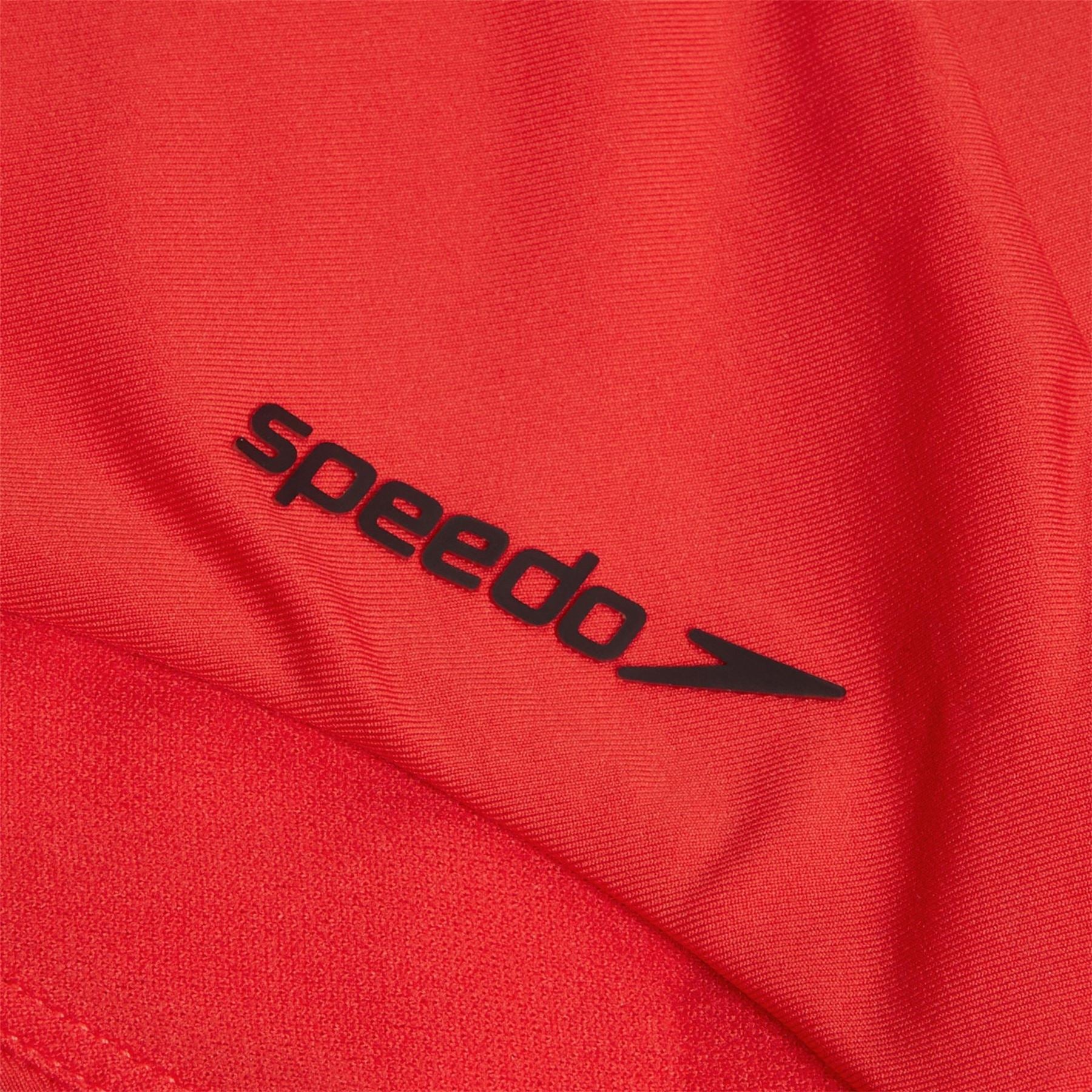 Speedo Solid Patterned High Waist Swim Brief