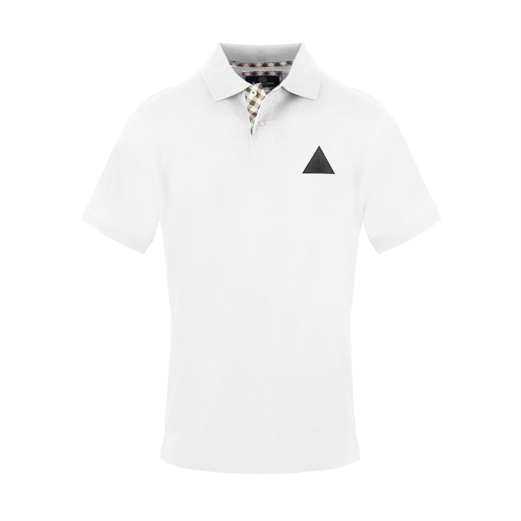 Aquascutum Collared Neck Short Sleeve Polo Shirt