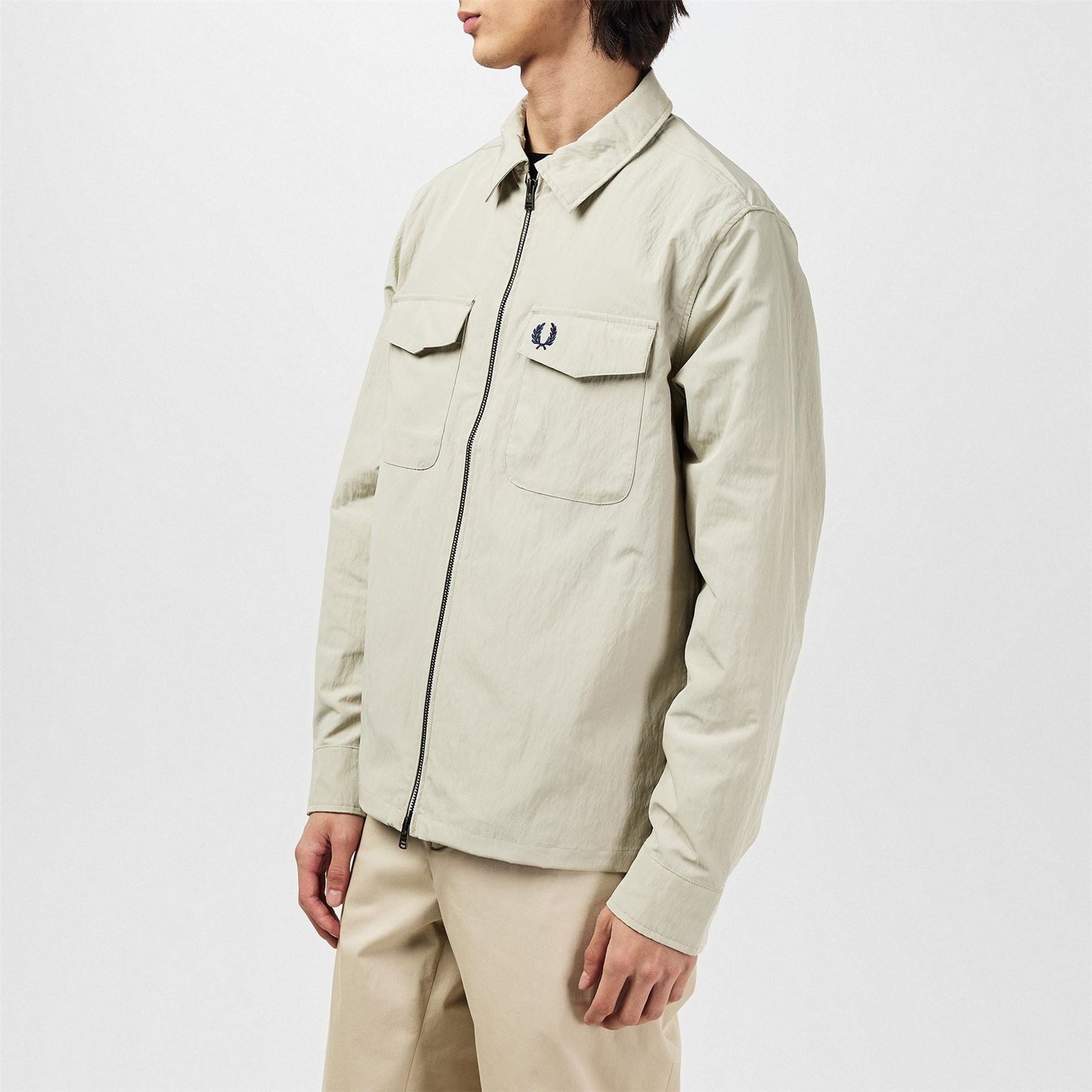 Fred Perry  Long Sleeve Zip Overshirt