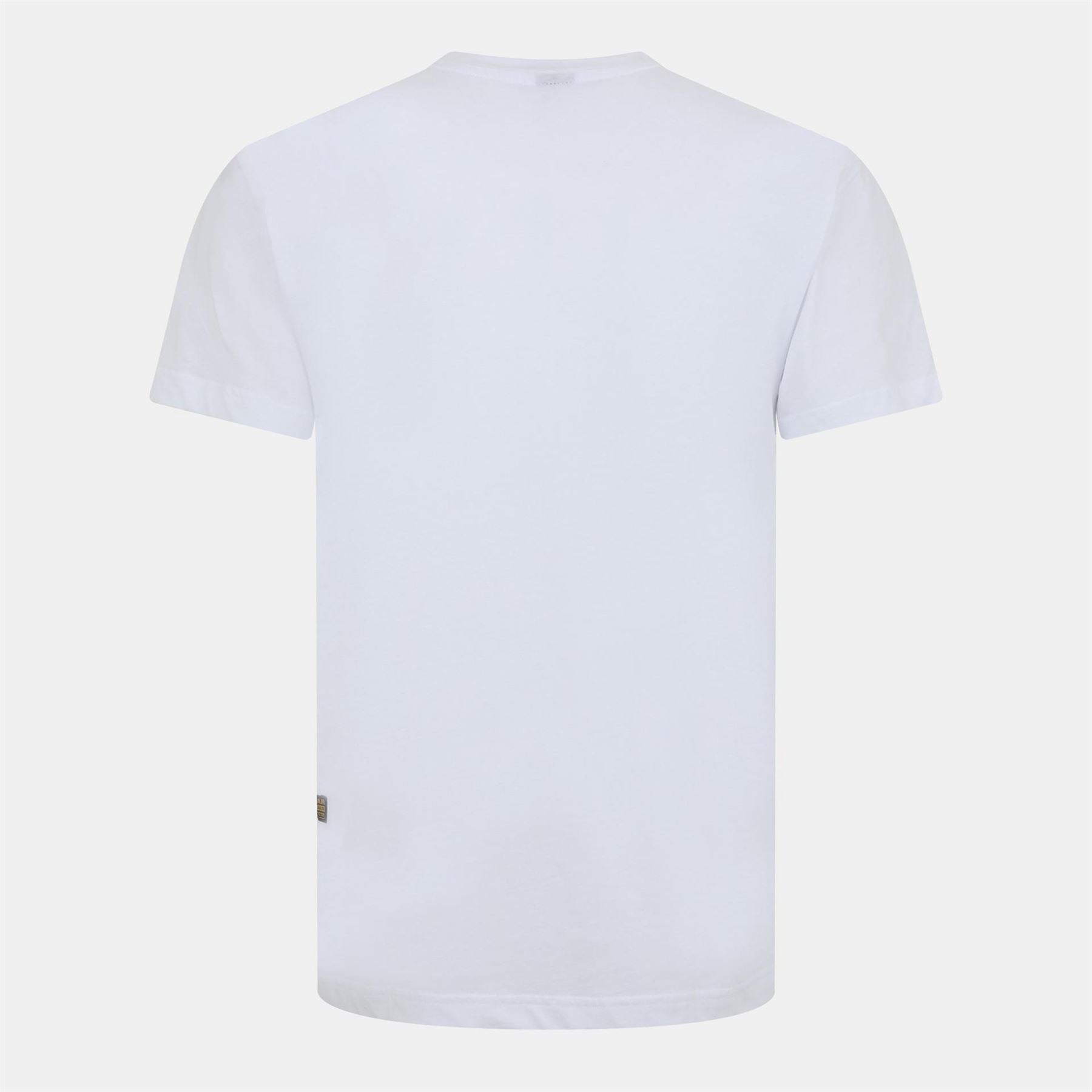 G Star Regular Fit Lettering Crew Neck T-Shirt
