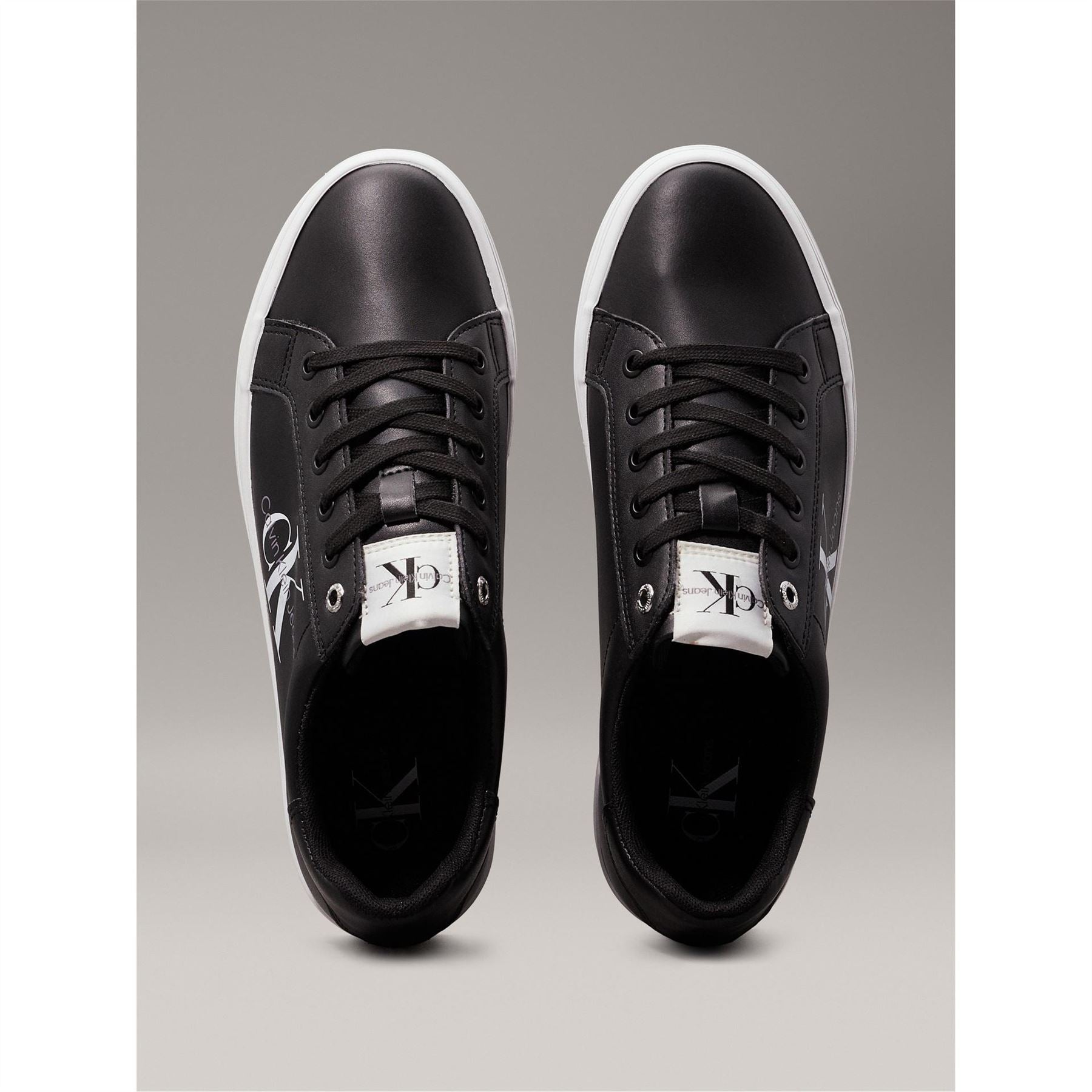 Calvin Klein Jeans Vulc Flatform Lace Up Low Top Trainers