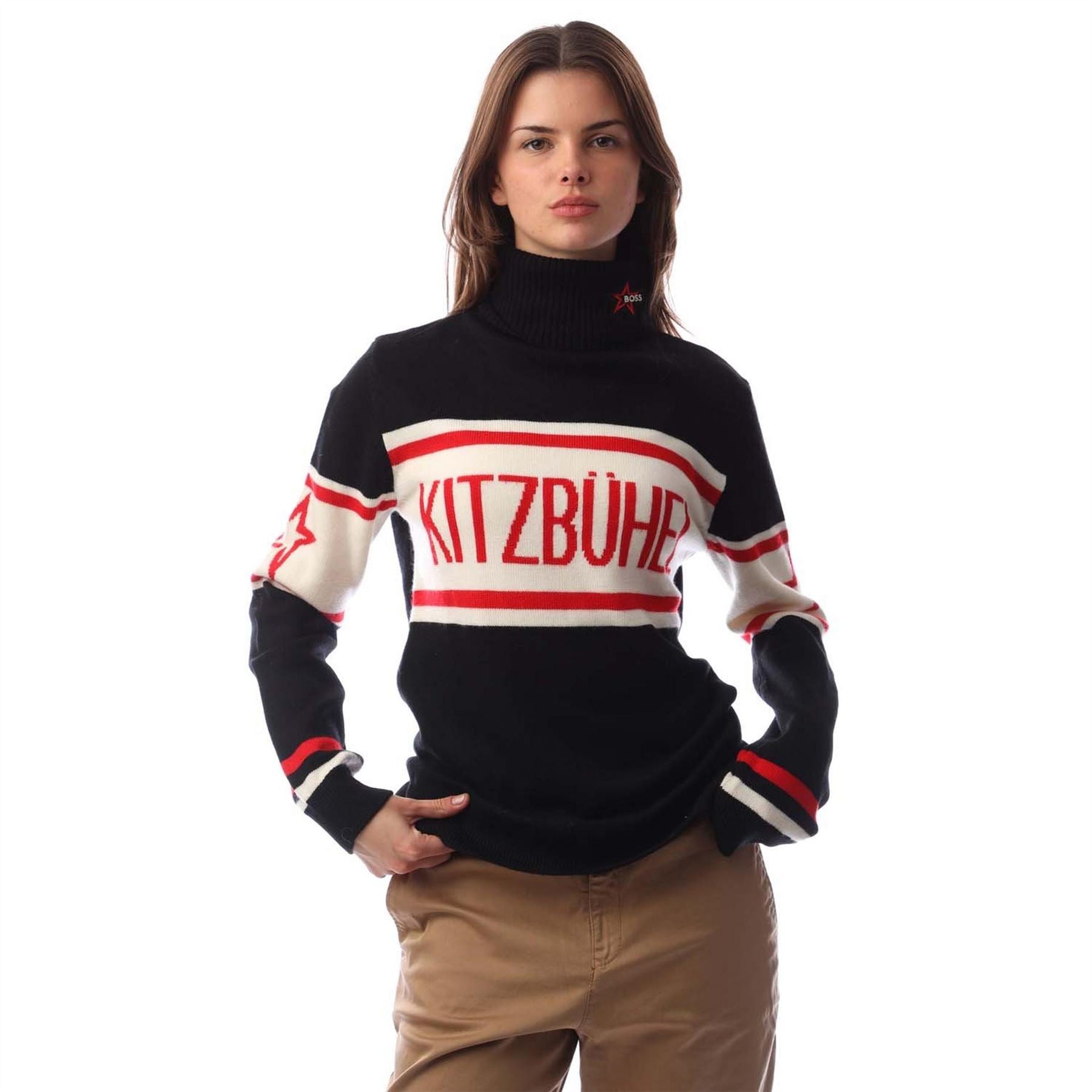 Boss Turtle Neck Long Sleeve Sweater