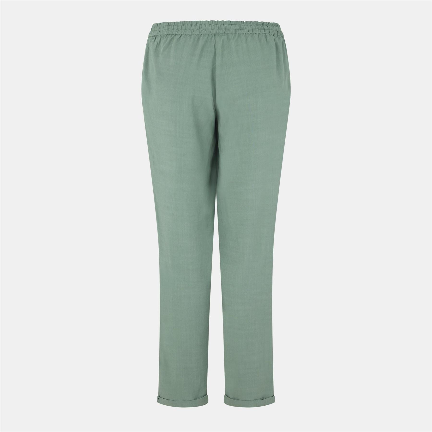 Mamalicious Mat Solid Patterned Slim Roll Up Trousers