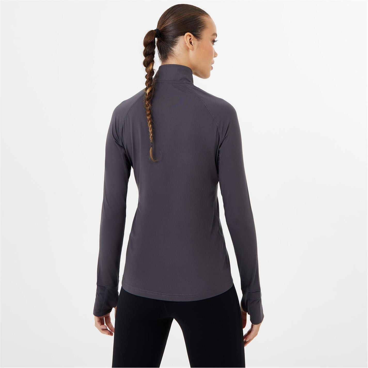 USA Pro Womens Long Sleeve Quarter Zip Top