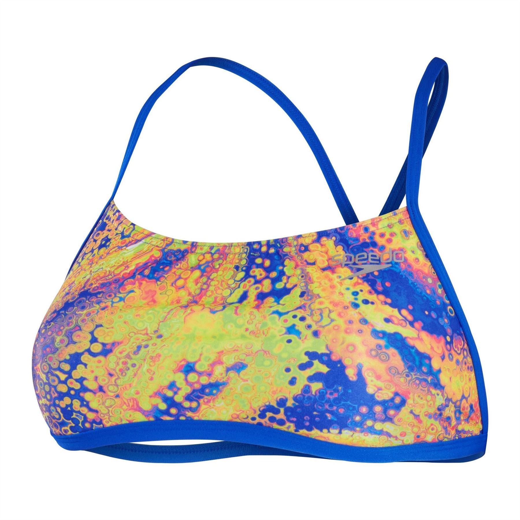 Speedo Allover Abstract Patterned Bikini Top