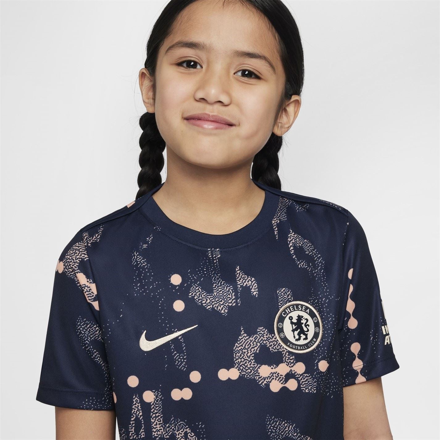 Nike Chelsea Rubber Badge Junior Pre Match Shirt