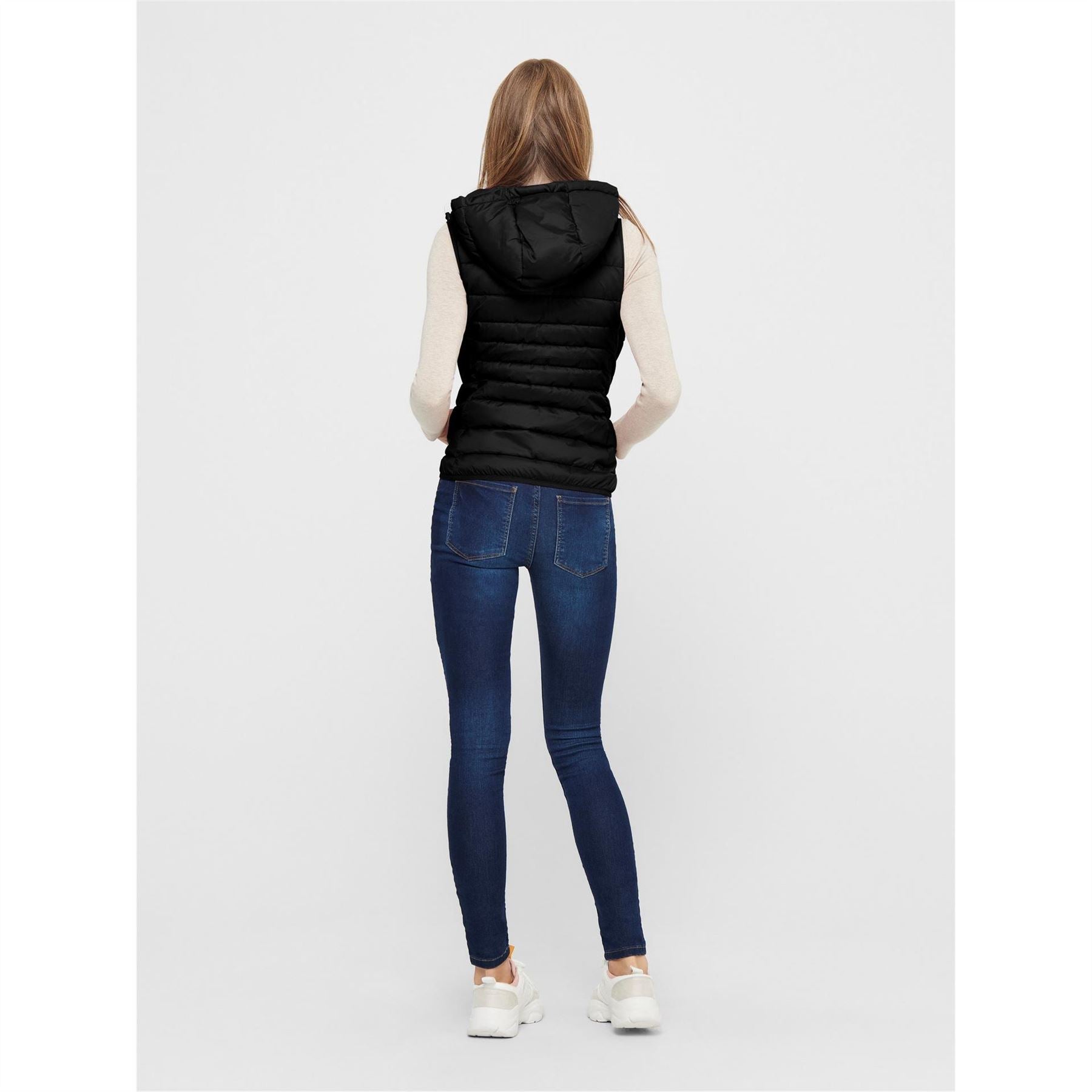 Only Tahoe Full Zip Quilted Hooded Gilet
