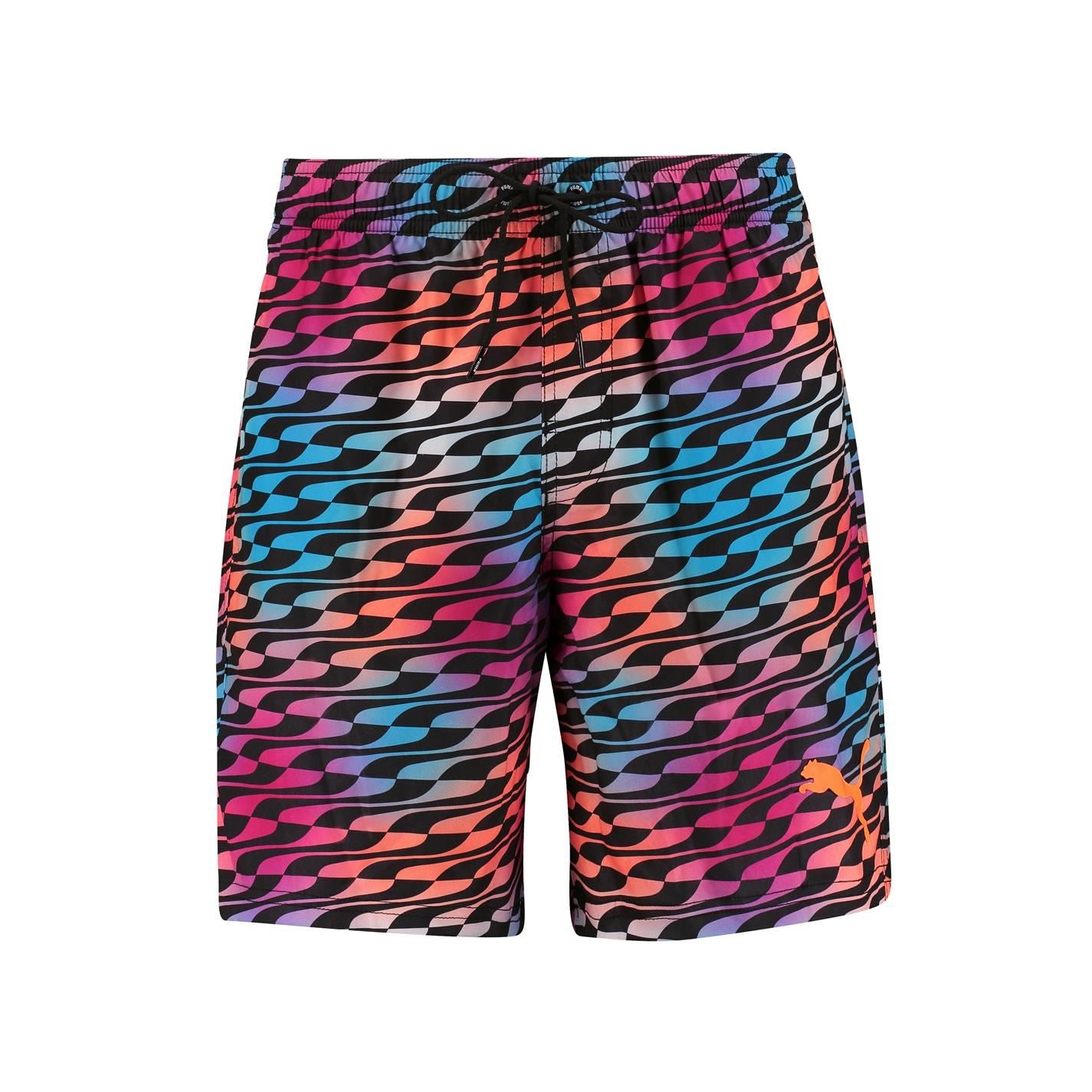 Puma Formstrip Wave Patterned Swim Short