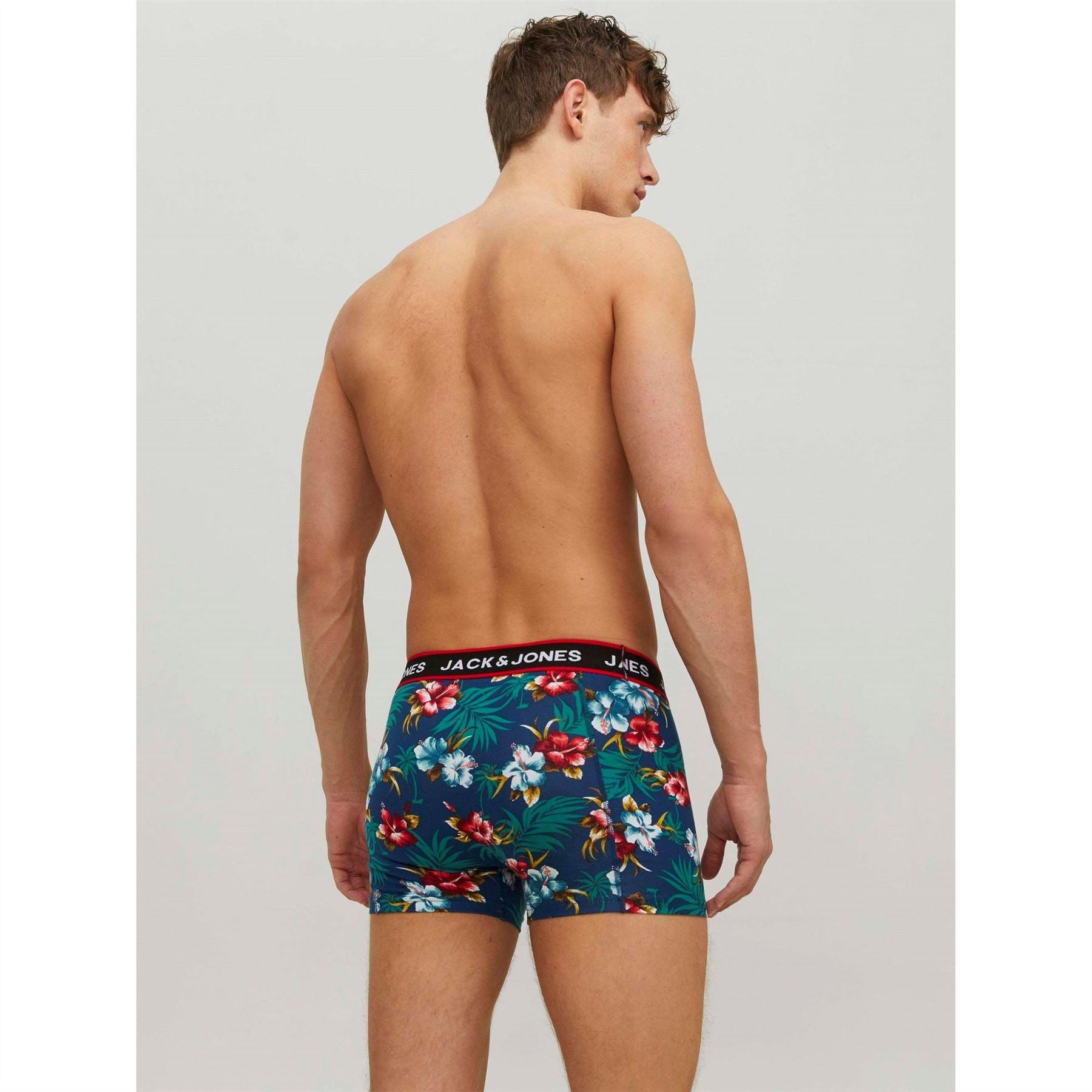 Jack and Jones Flwer Trunk 3pk Sn62