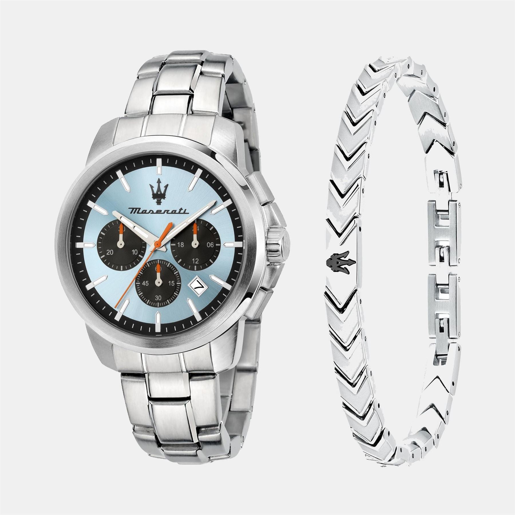 Maserati Gift Set Racing Steel Bracelet Analogue Watch
