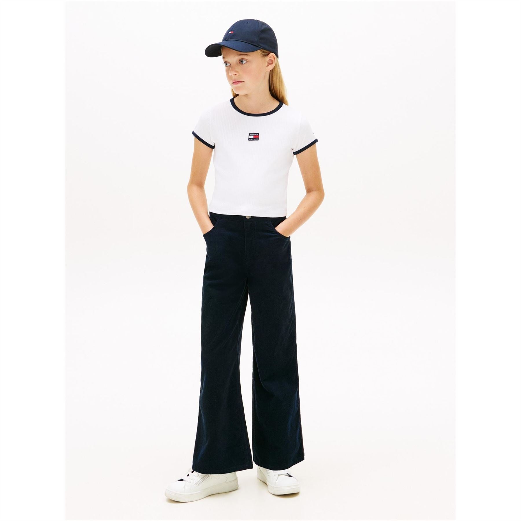 Tommy Hilfiger Heritage Crew Neck Ribbed Collar Short Sleeve T-Shirt
