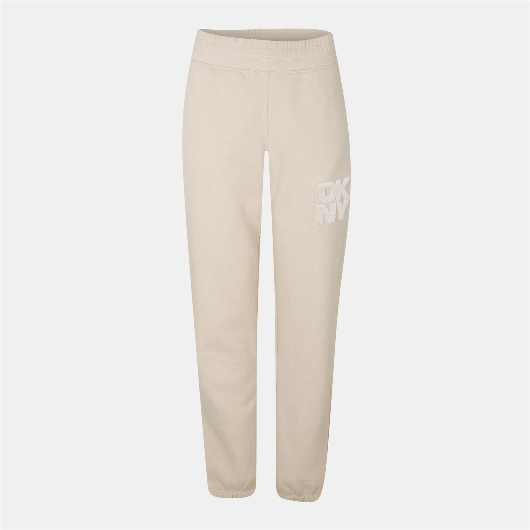 DKNY Logo Closed Cuff Fleece Joggers